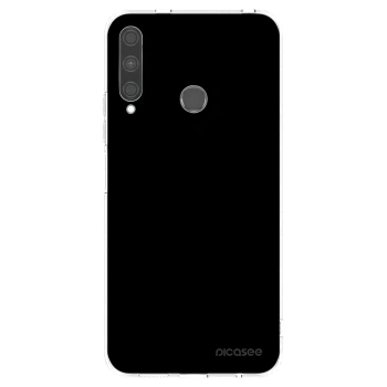 Picasee silikonowe przeźroczyste etui na Huawei P40 Lite E - Black Bliss