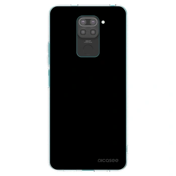 Picasee silikonowe czarne etui na Xiaomi Redmi Note 9 - Black Bliss