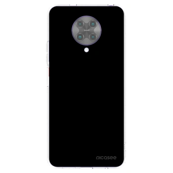 Picasee silikonowe przeźroczyste etui na Xiaomi Poco F2 Pro - Black Bliss