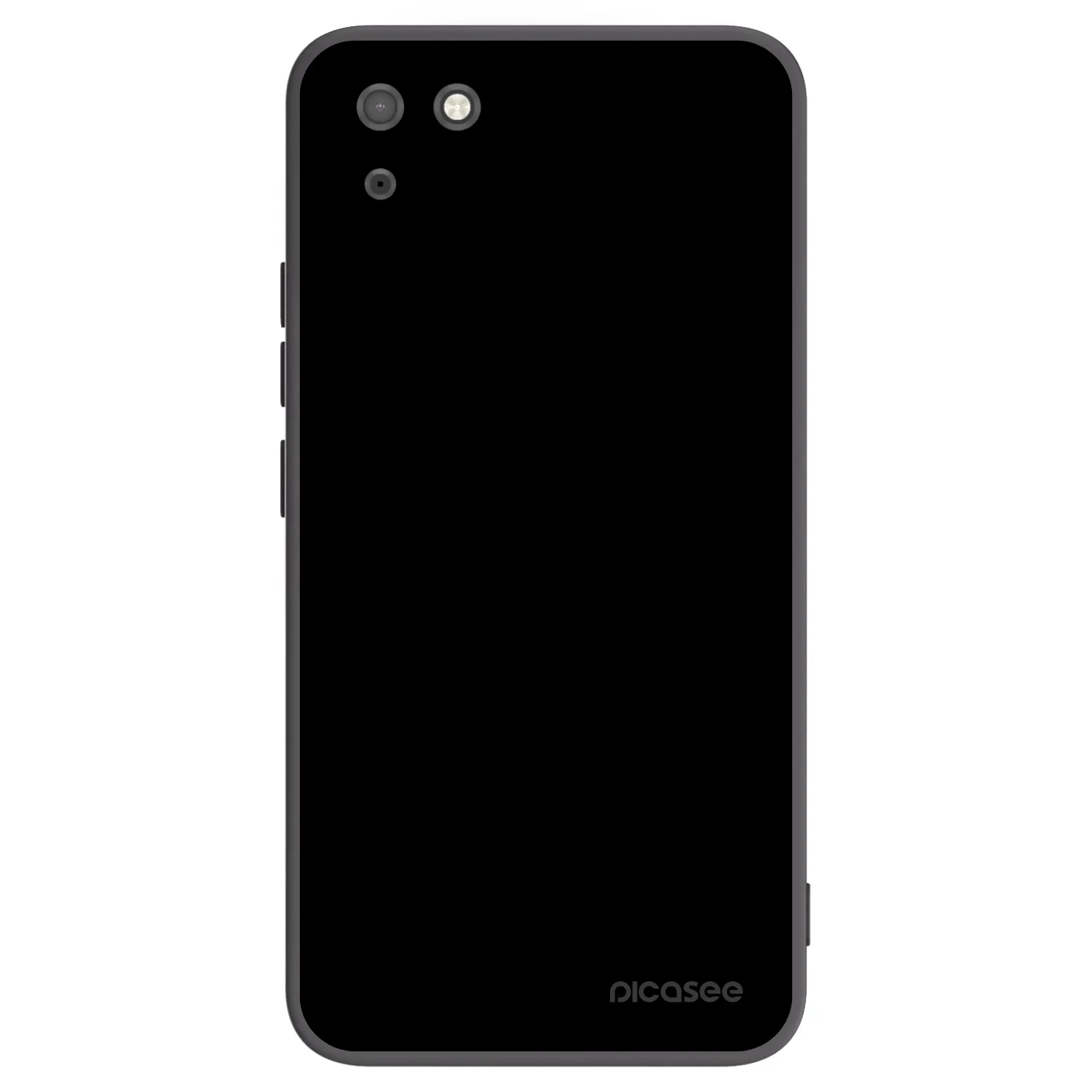 Picasee silikonowe czarne etui na Huawei Y5P - Black Bliss