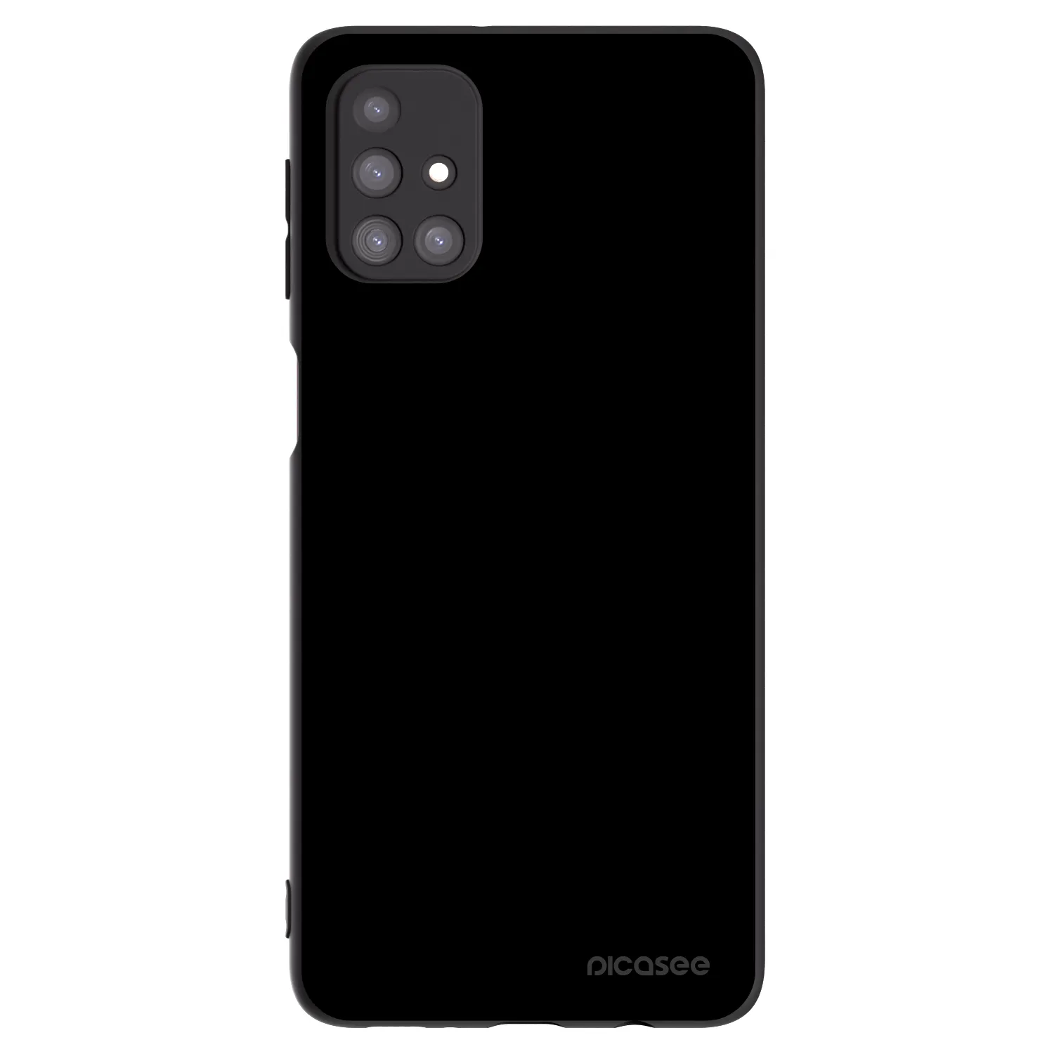 Picasee silikonowe czarne etui na Samsung Galaxy M31s - Black Bliss
