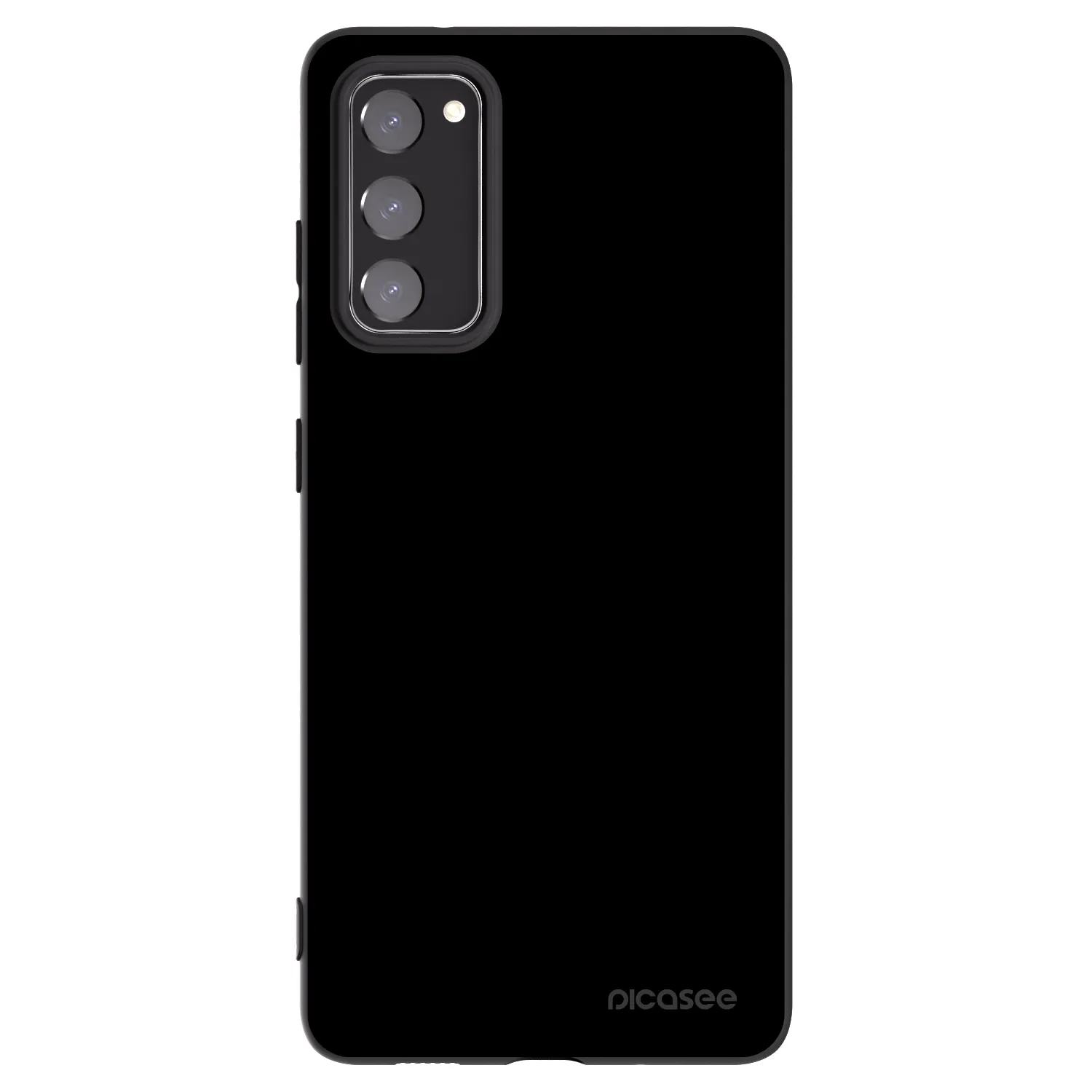 Picasee silikonowe czarne etui na Samsung Galaxy S20 FE - Black Bliss