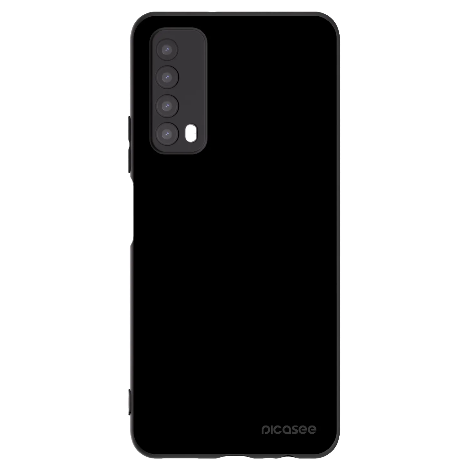 Picasee silikonowe czarne etui na Huawei P Smart 2021 - Black Bliss