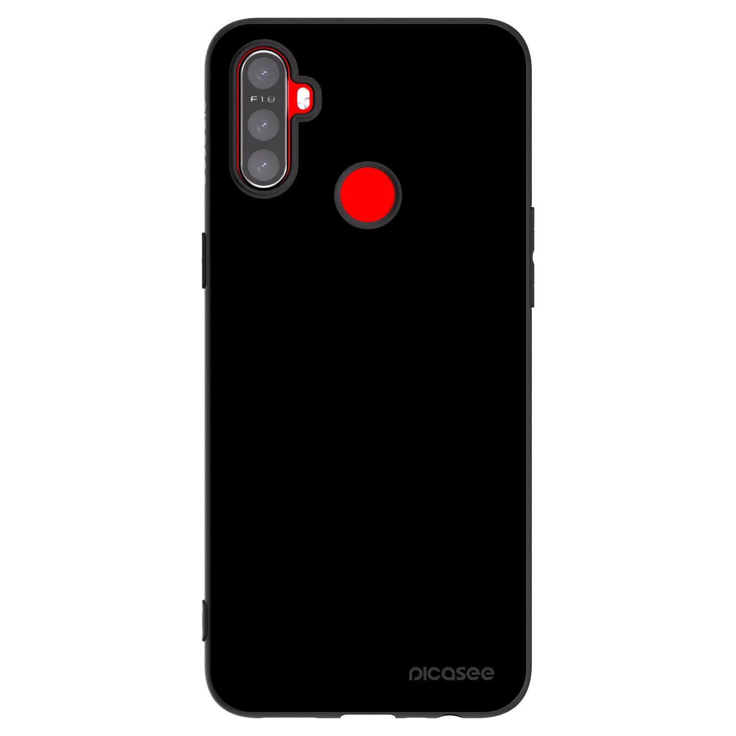 Picasee silikonowe czarne etui na Realme C3 - Black Bliss