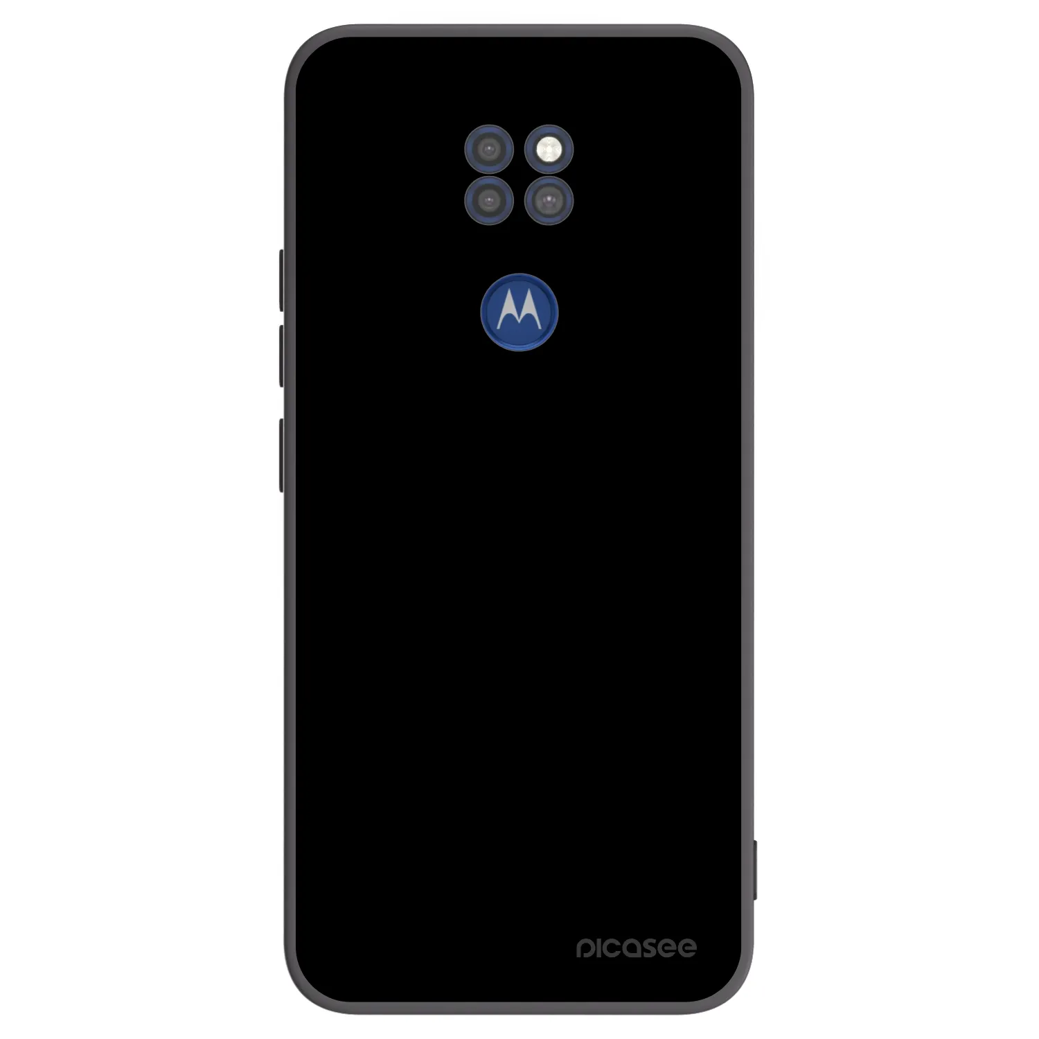 Picasee silikonowe czarne etui na Motorola Moto G9 Play - Black Bliss