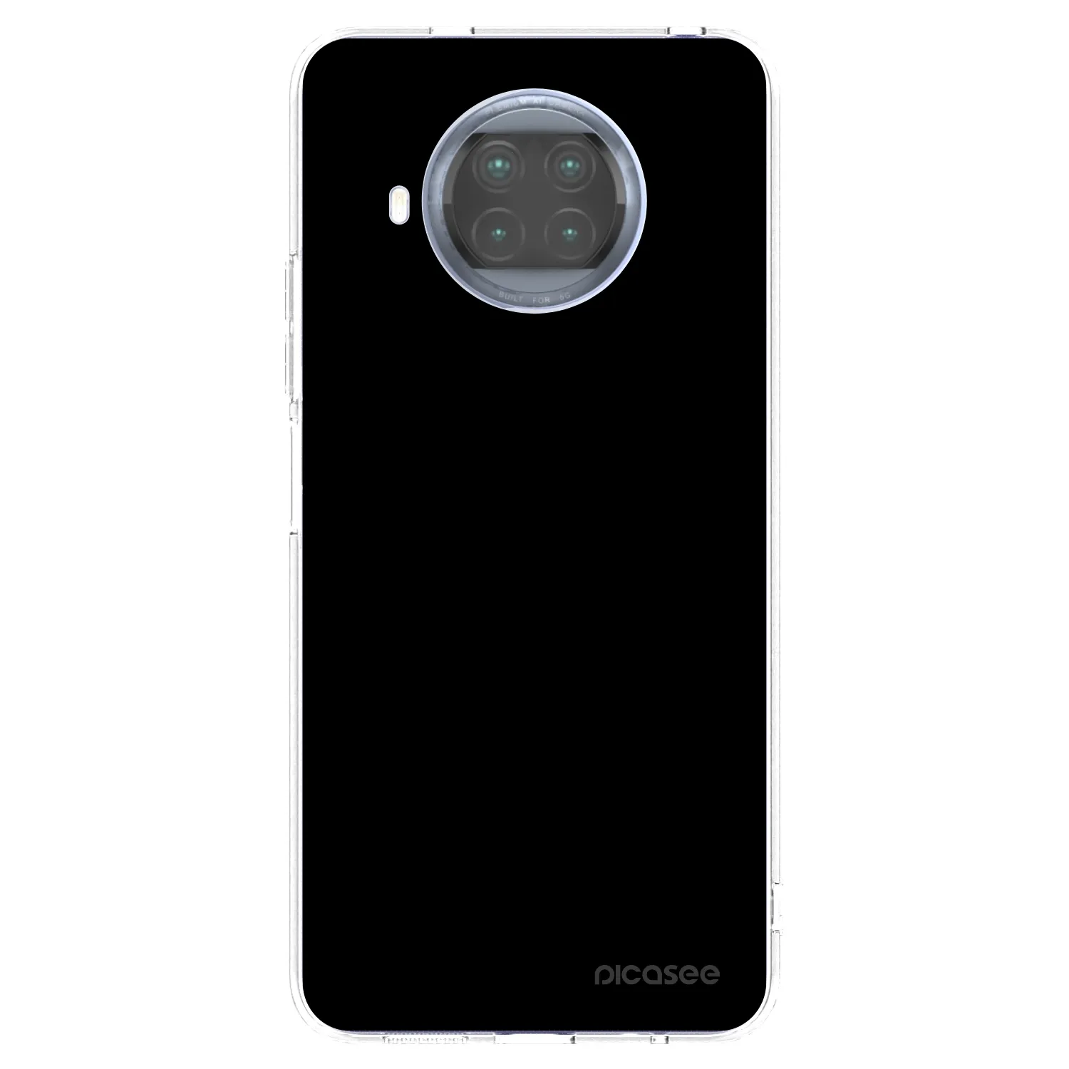 Picasee silikonowe przeźroczyste etui na Xiaomi Mi 10T Lite - Black Bliss