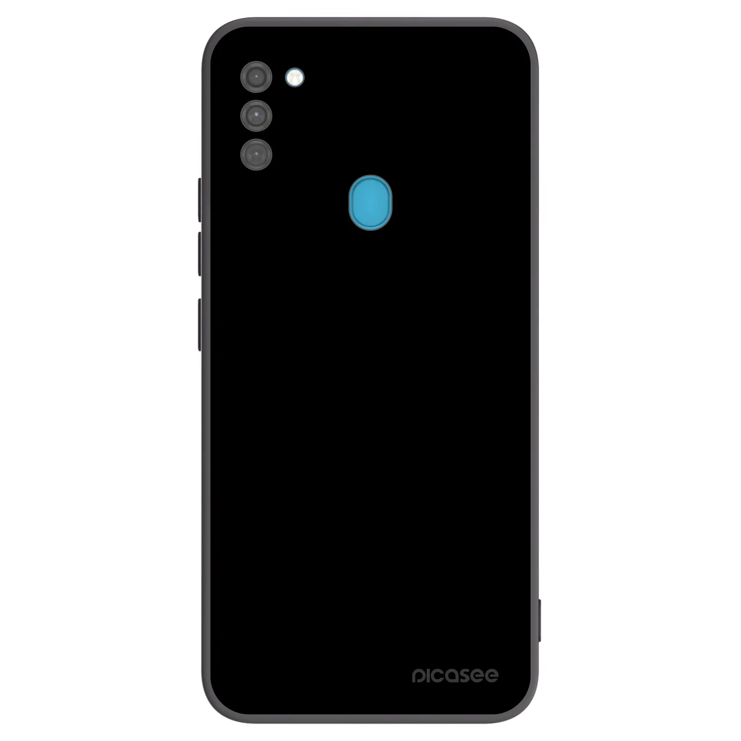 Picasee silikonowe czarne etui na Samsung Galaxy M11 - Black Bliss