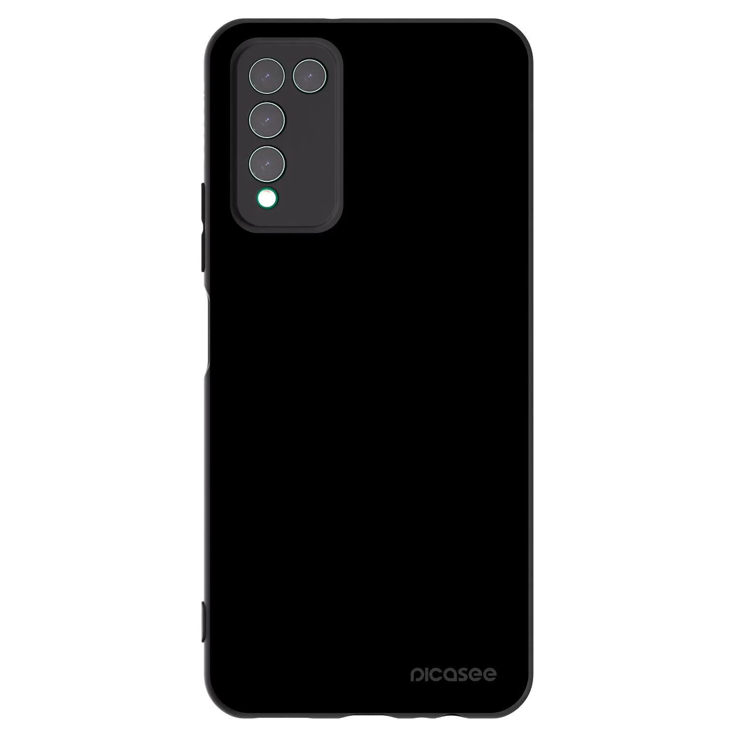 Picasee silikonowe czarne etui na Honor 10X Lite - Black Bliss