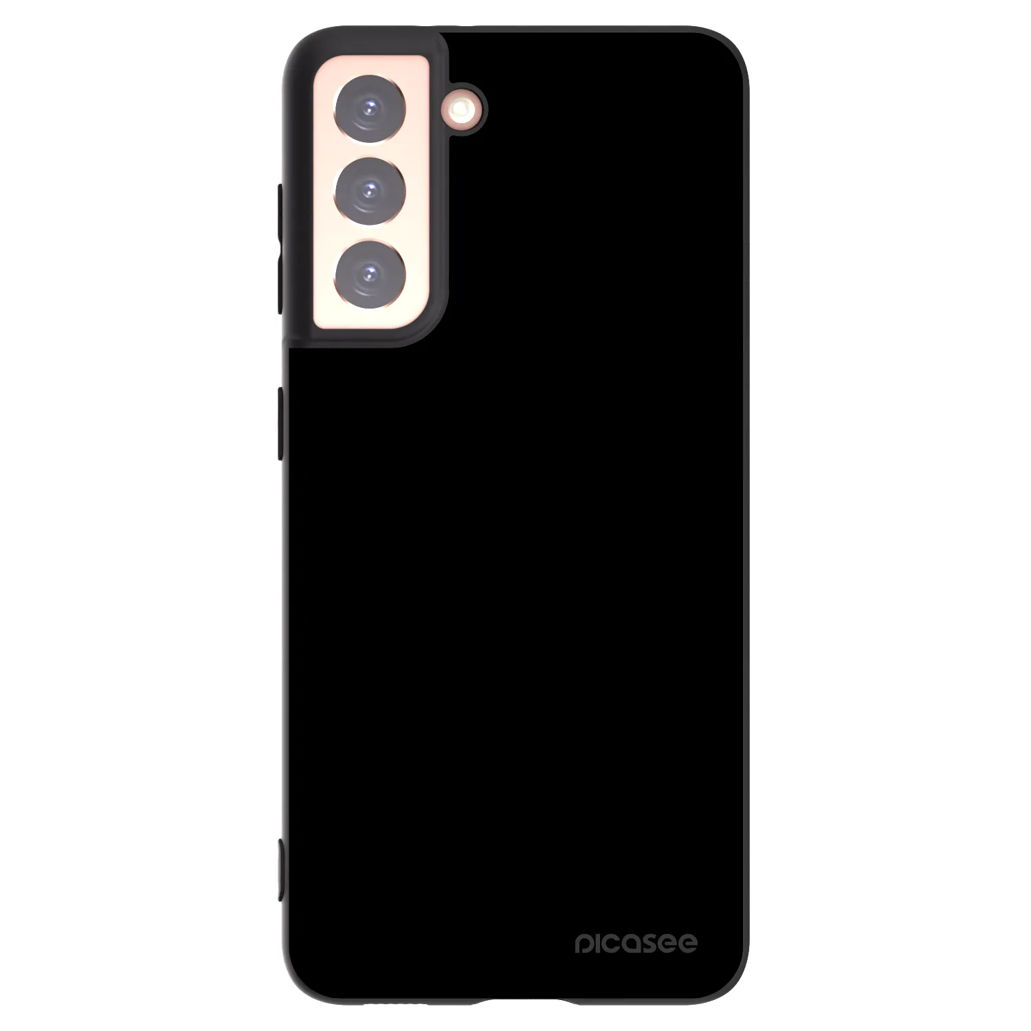 Picasee silikonowe czarne etui na Samsung Galaxy S21 5G G991B - Black Bliss