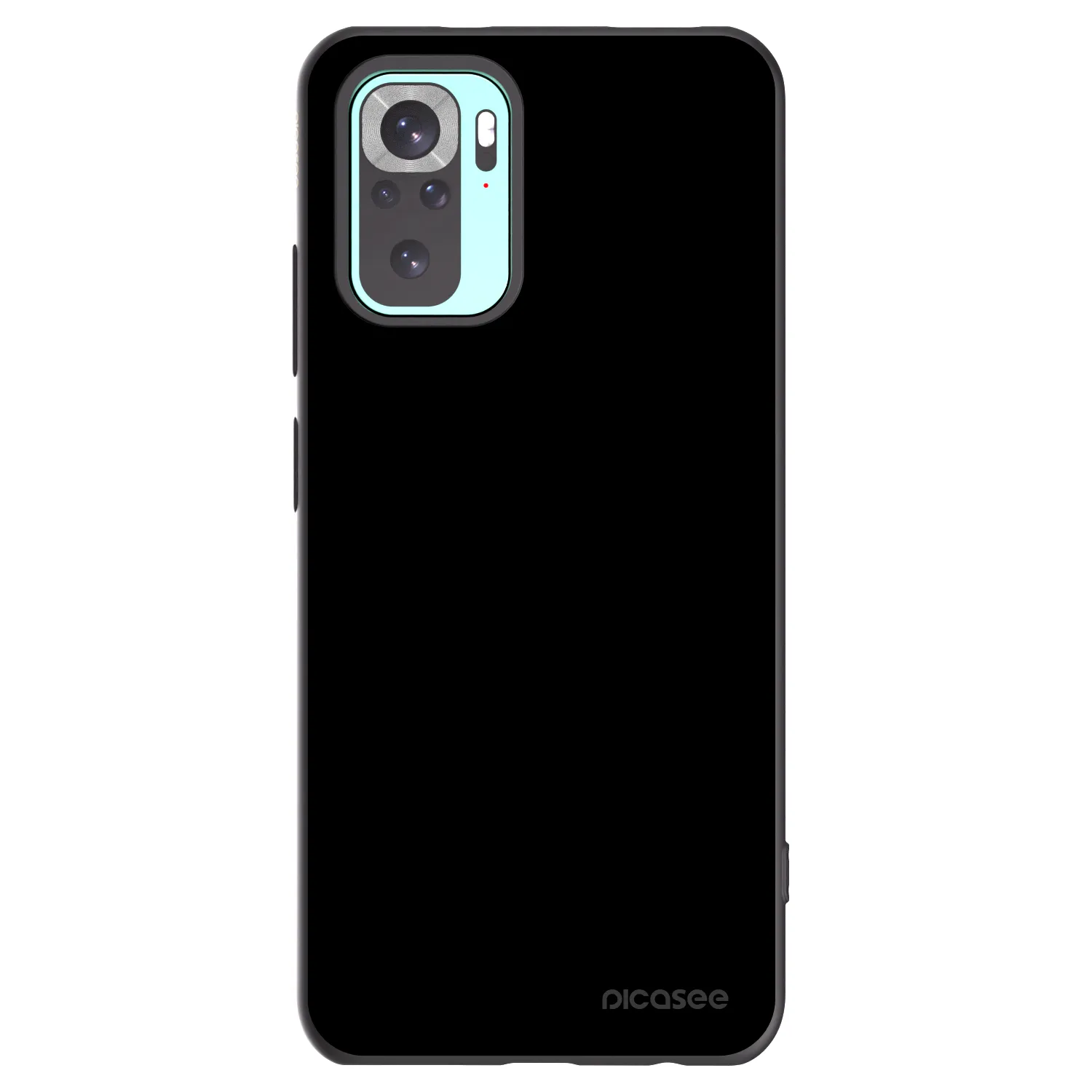 Picasee silikonowe czarne etui na Xiaomi Redmi Note 10 Pro - Black Bliss