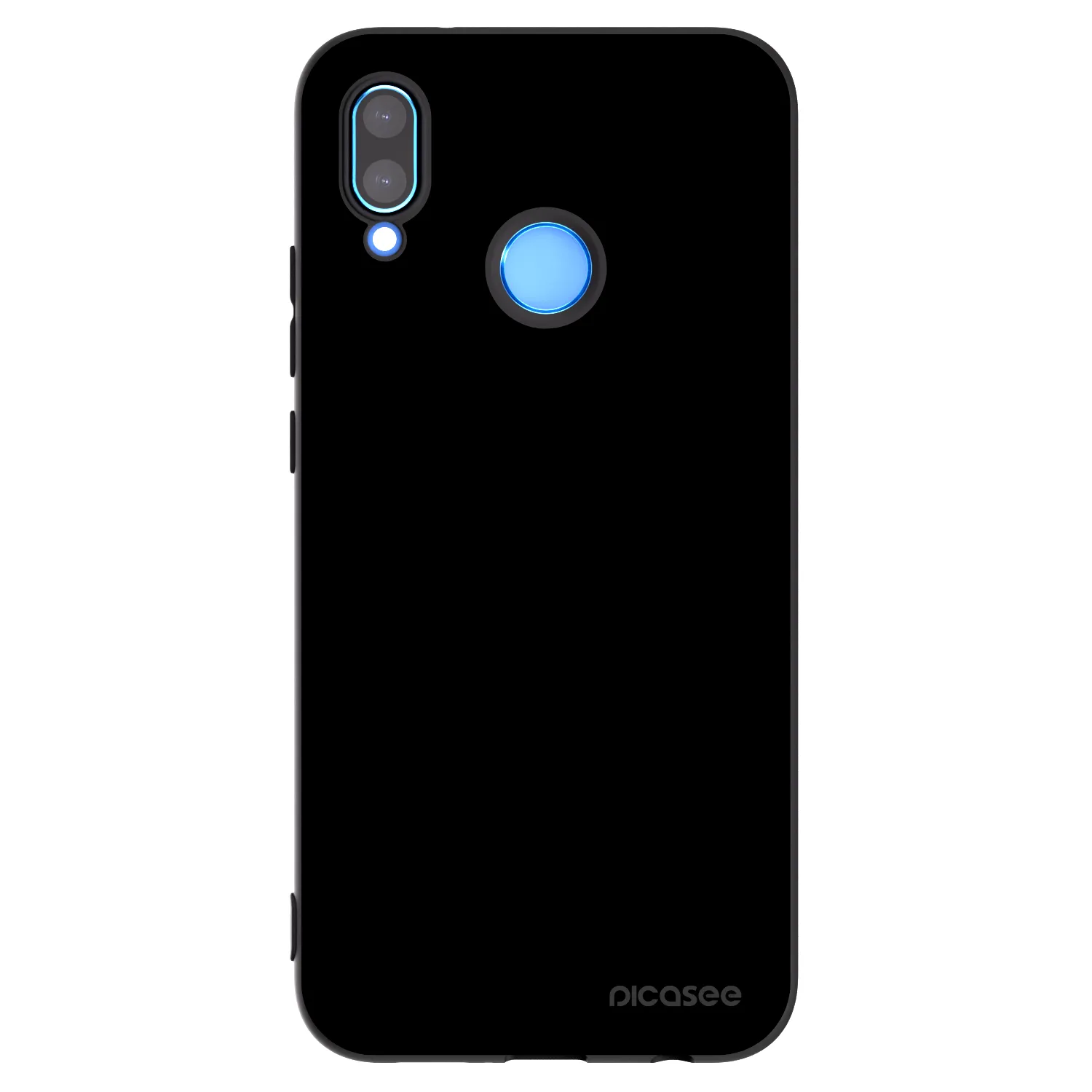 Picasee silikonowe czarne etui na Huawei P20 Lite - Black Bliss