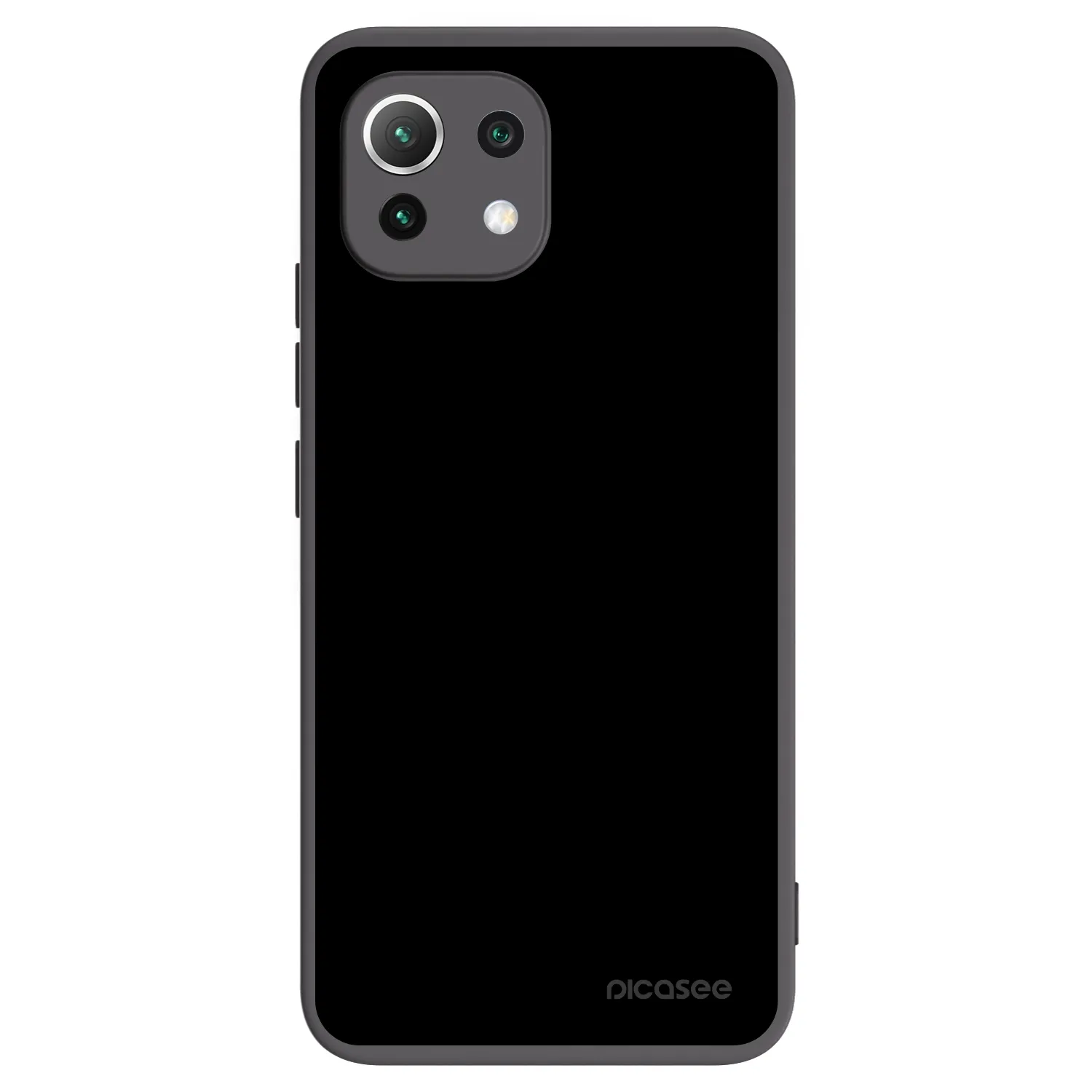 Picasee silikonowe czarne etui na Xiaomi Mi 11 Lite - Black Bliss