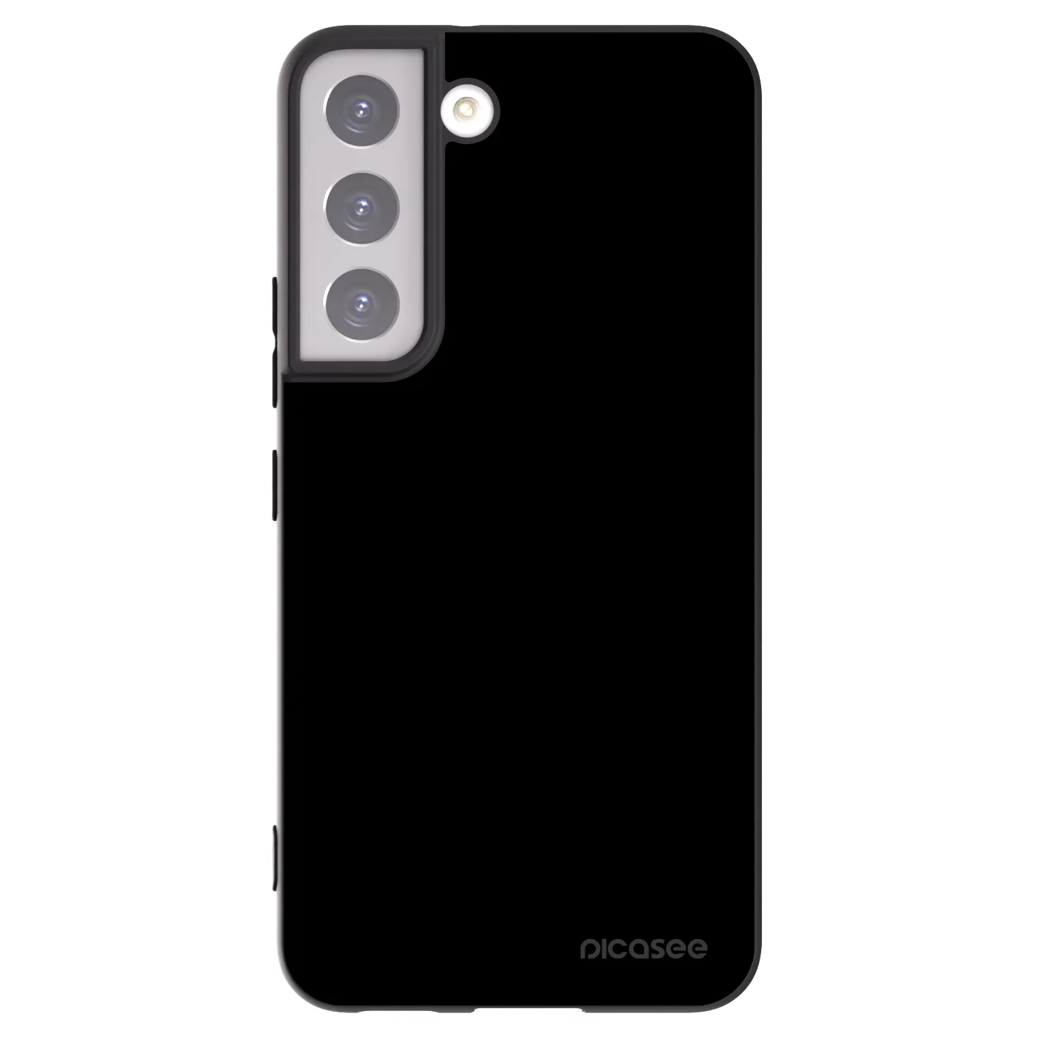 Picasee silikonowe czarne etui na Samsung Galaxy S22 5G - Black Bliss