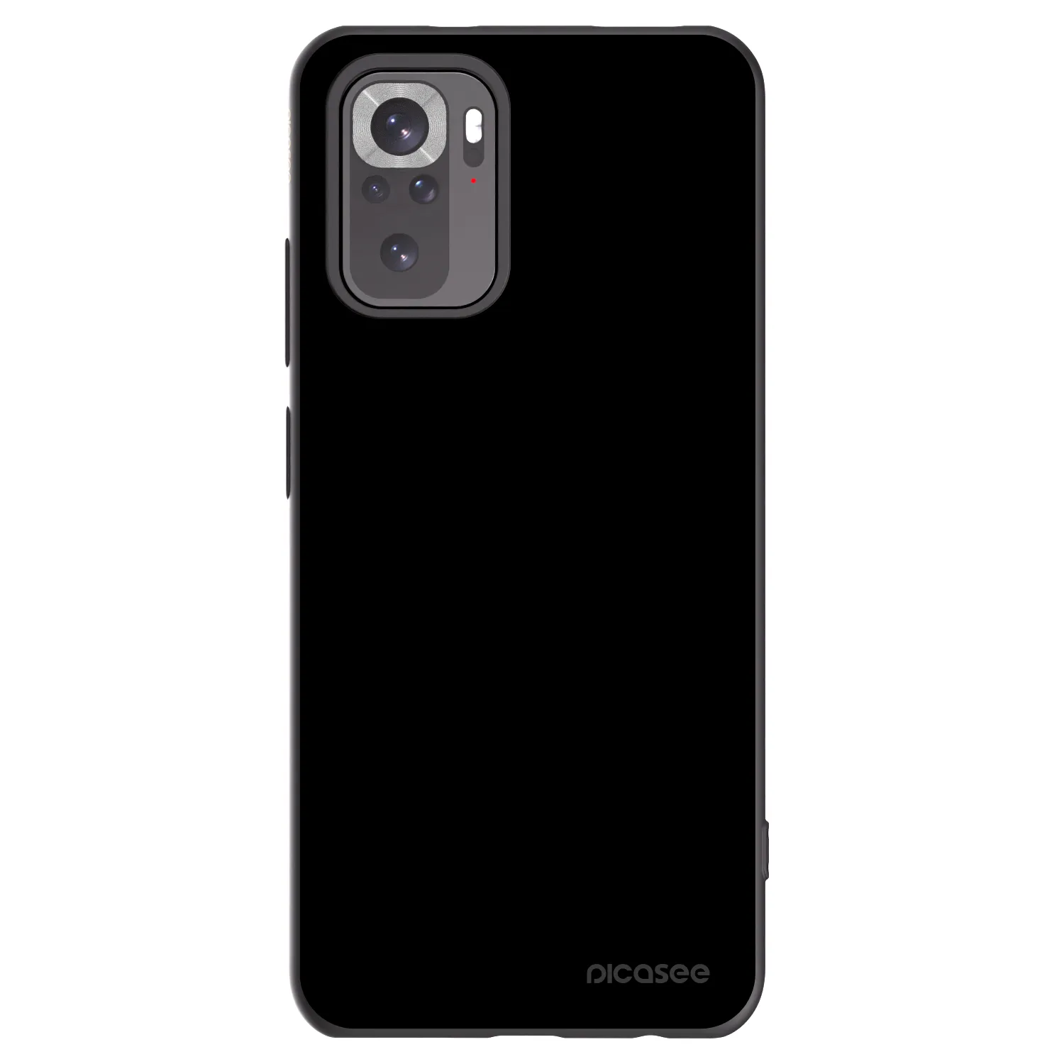 Picasee silikonowe czarne etui na Xiaomi Redmi Note 11S 4G - Black Bliss