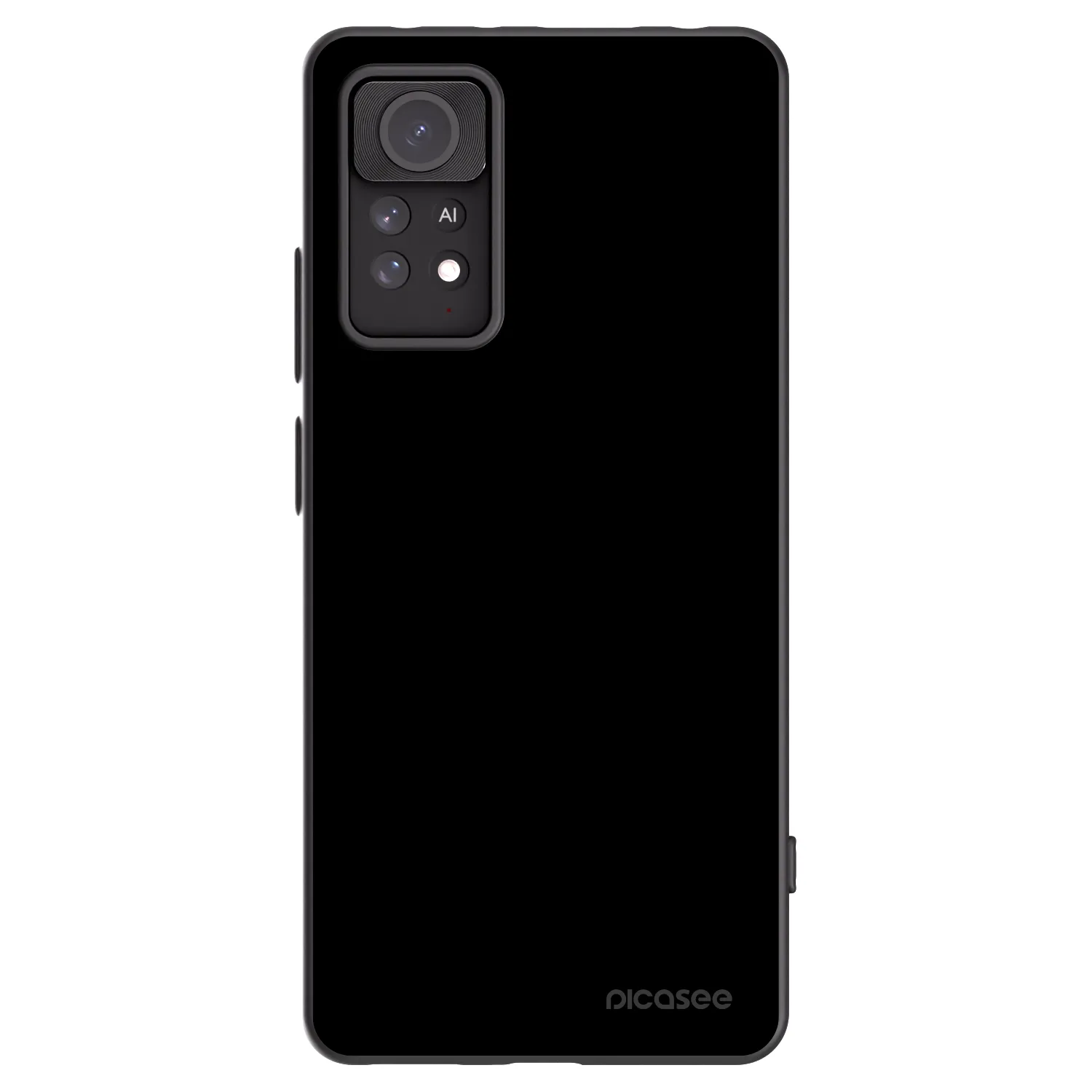Picasee silikonowe czarne etui na Xiaomi Redmi Note 11 Pro - Black Bliss
