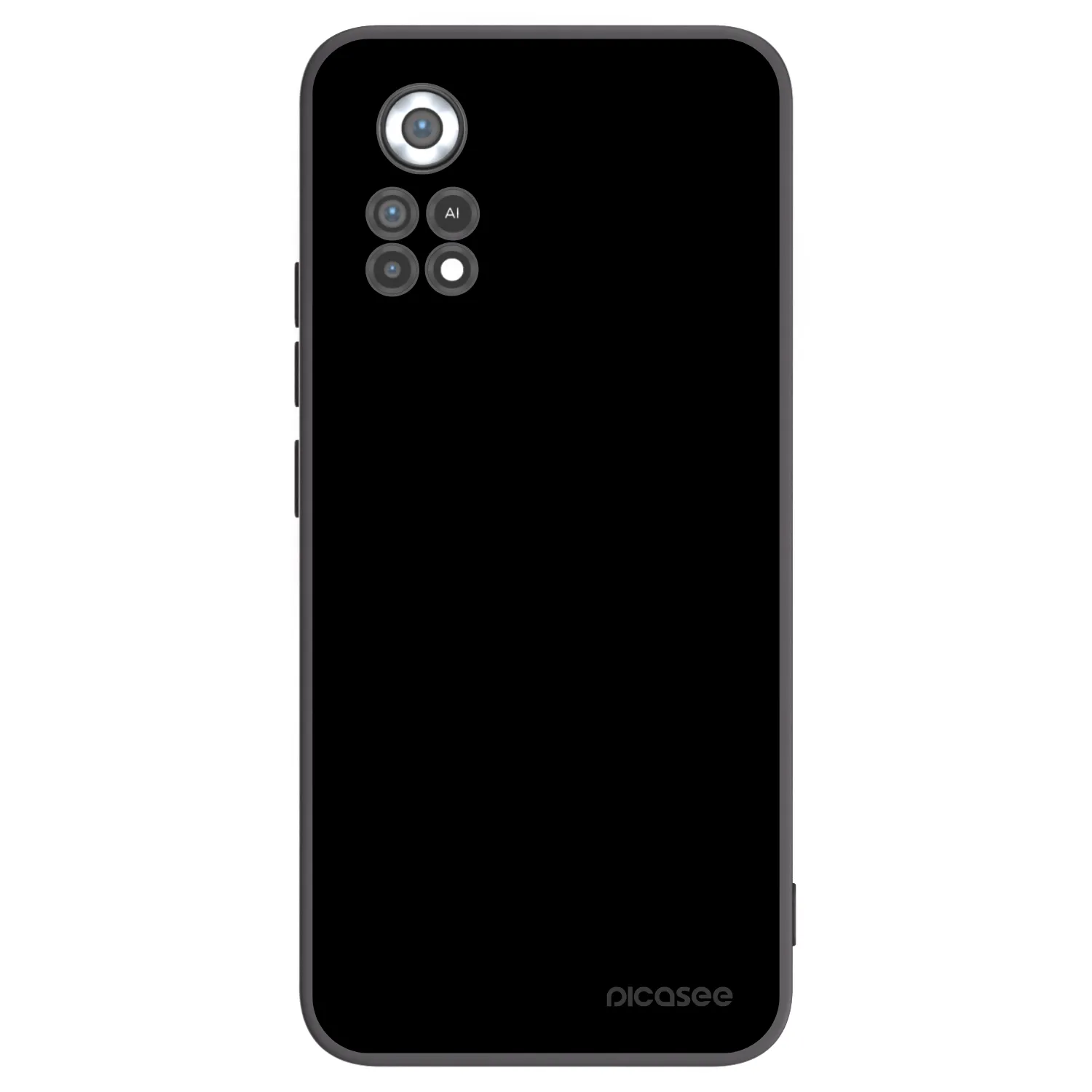 Picasee silikonowe czarne etui na Xiaomi Poco X4 Pro 5G - Black Bliss