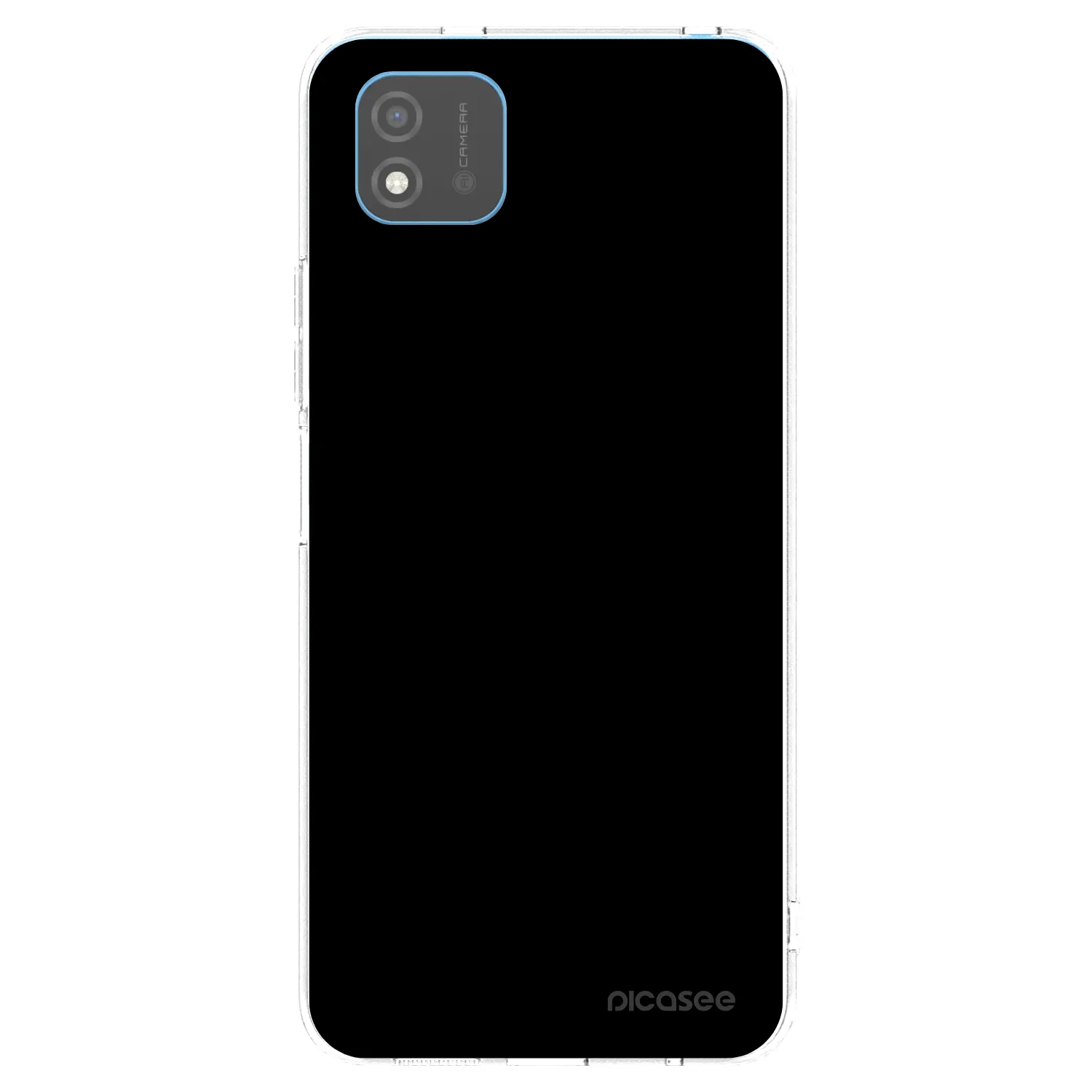 Picasee silikonowe przeźroczyste etui na Realme C11 (2021) - Black Bliss