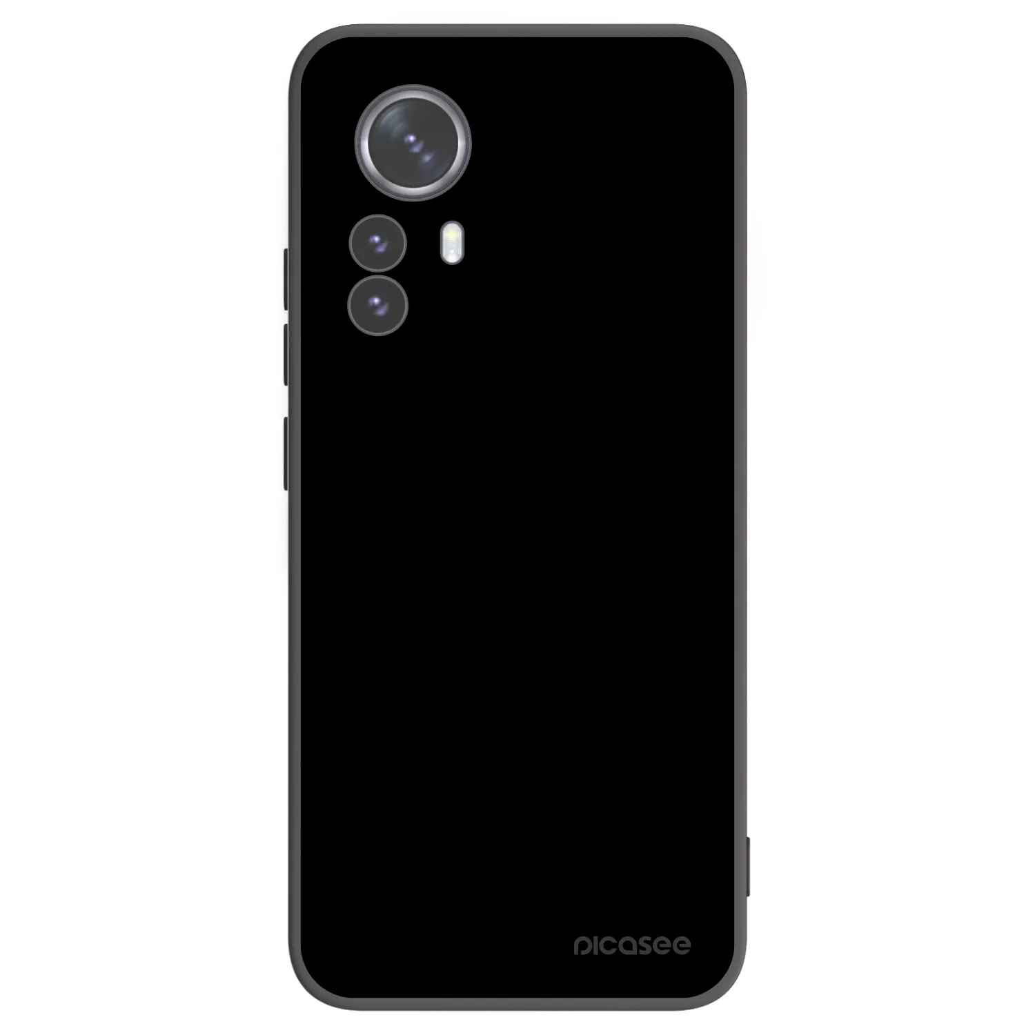 Picasee silikonowe czarne etui na Xiaomi 12 Pro - Black Bliss