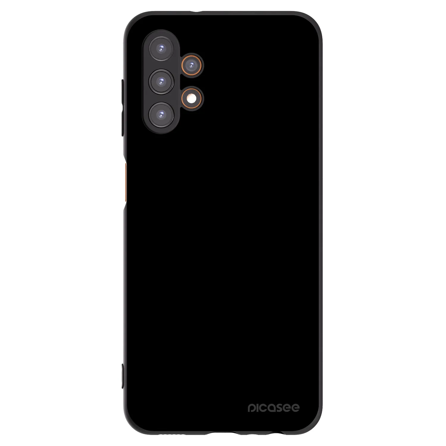 Picasee silikonowe czarne etui na Samsung Galaxy A13 4G A135 - Black Bliss