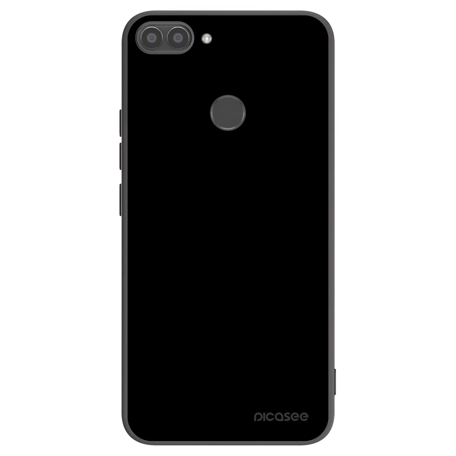 Picasee silikonowe czarne etui na Huawei P Smart - Black Bliss