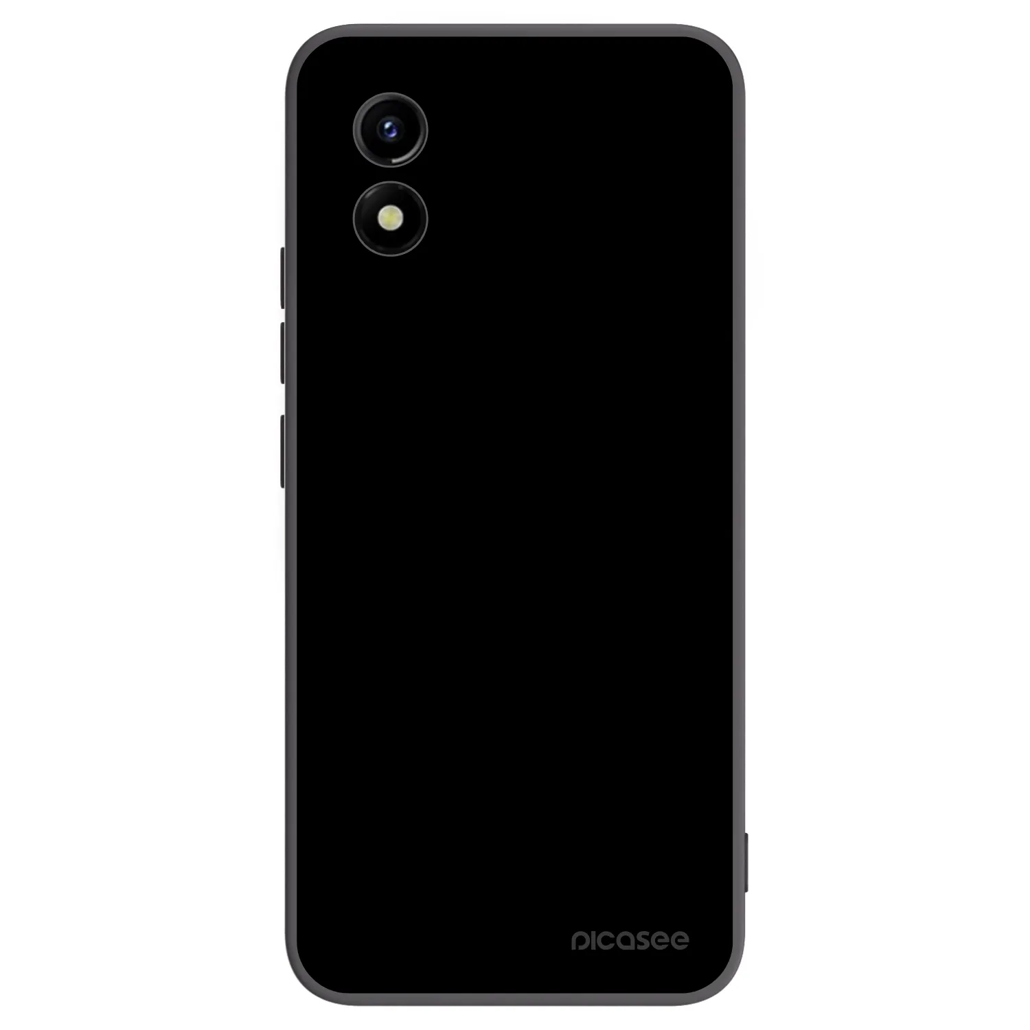 Picasee silikonowe czarne etui na Vivo Y01 - Black Bliss