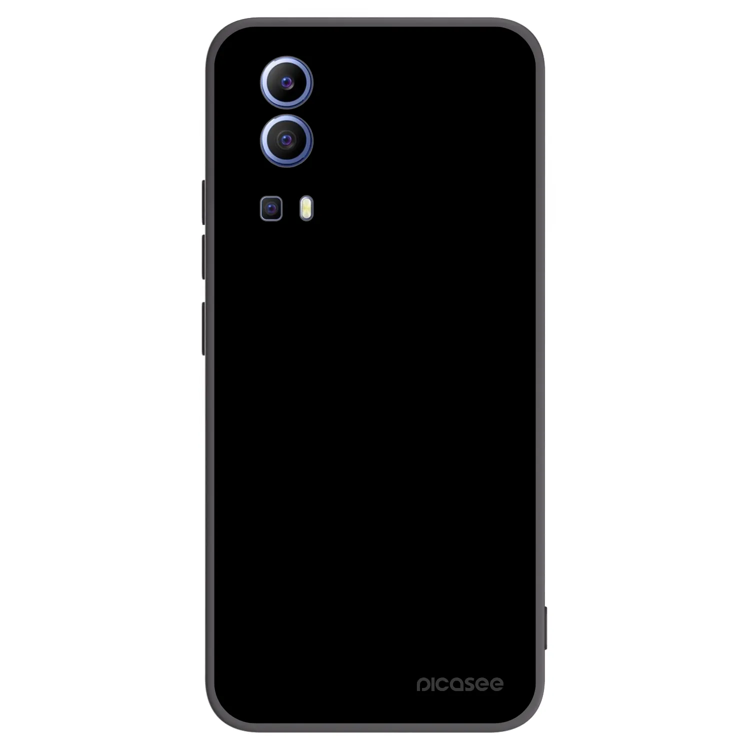 Picasee silikonowe czarne etui na Vivo Y52 5G - Black Bliss