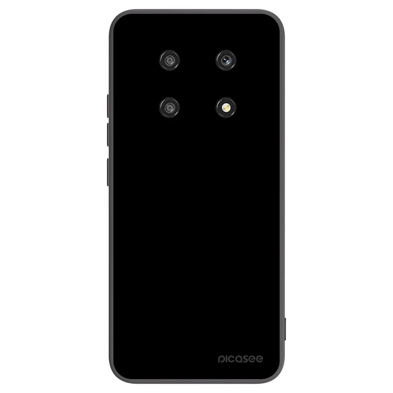 Picasee silikonowe czarne etui na Honor Magic4 Lite 5G - Black Bliss