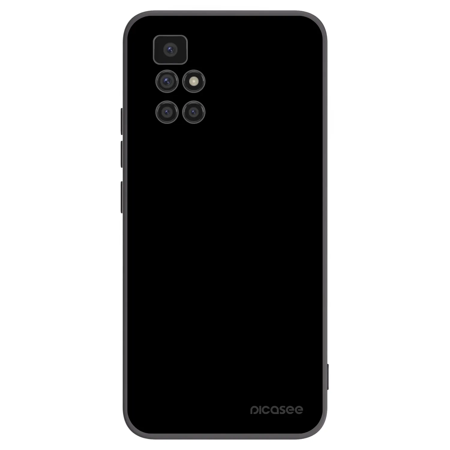 Picasee silikonowe czarne etui na Xiaomi Redmi 10 (2022) - Black Bliss