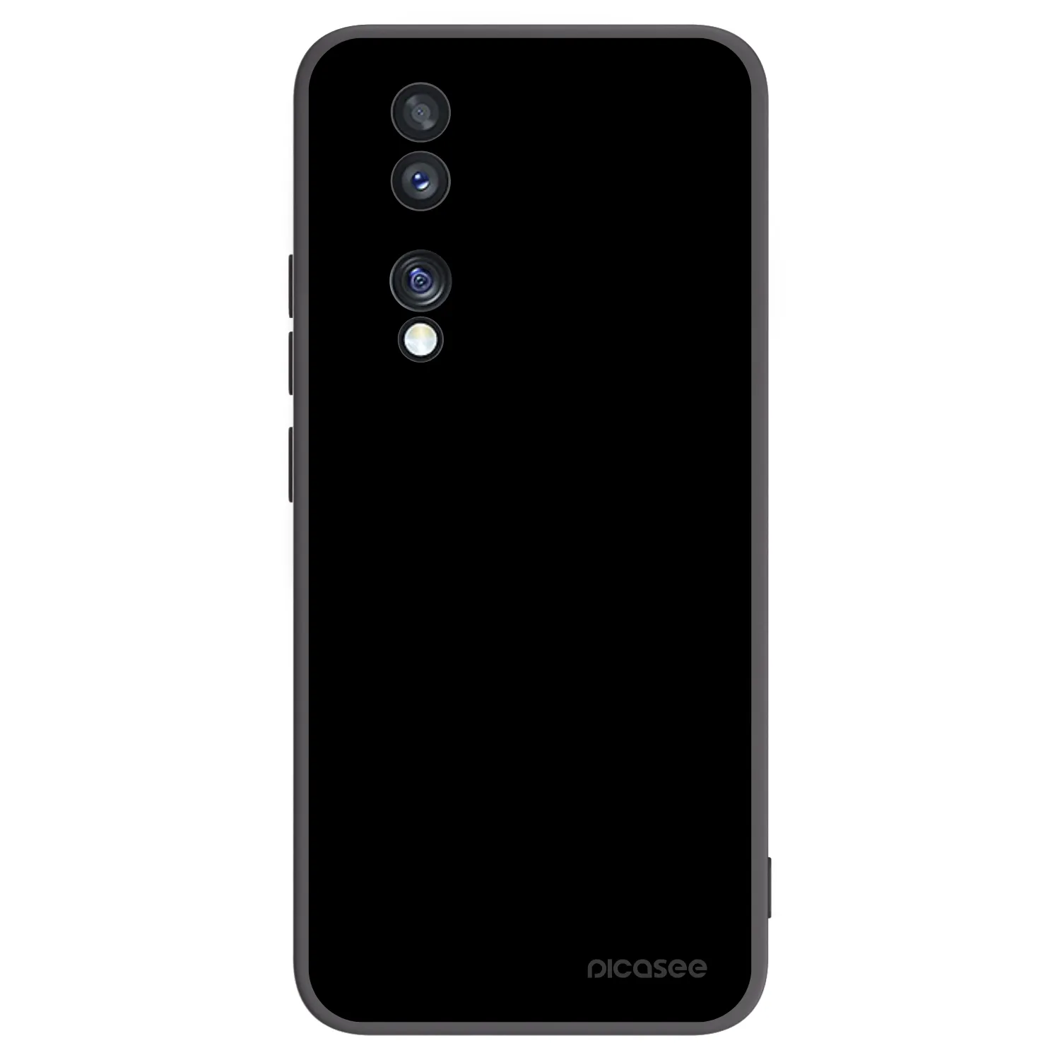 Picasee silikonowe czarne etui na Honor 70 - Black Bliss