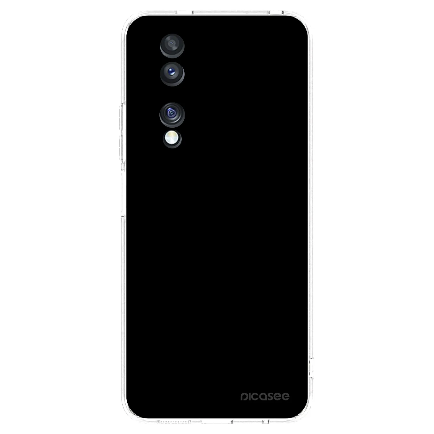 Picasee silikonowe przeźroczyste etui na Honor 70 - Black Bliss