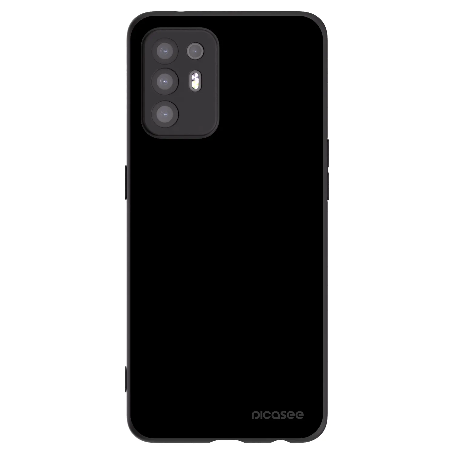 Picasee silikonowe czarne etui na OPPO A94 5G - Black Bliss