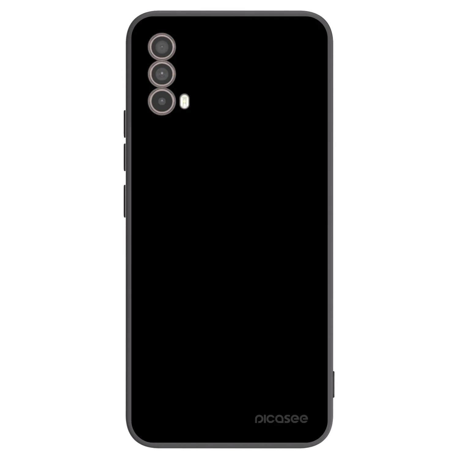 Picasee silikonowe czarne etui na Motorola Moto E40 - Black Bliss