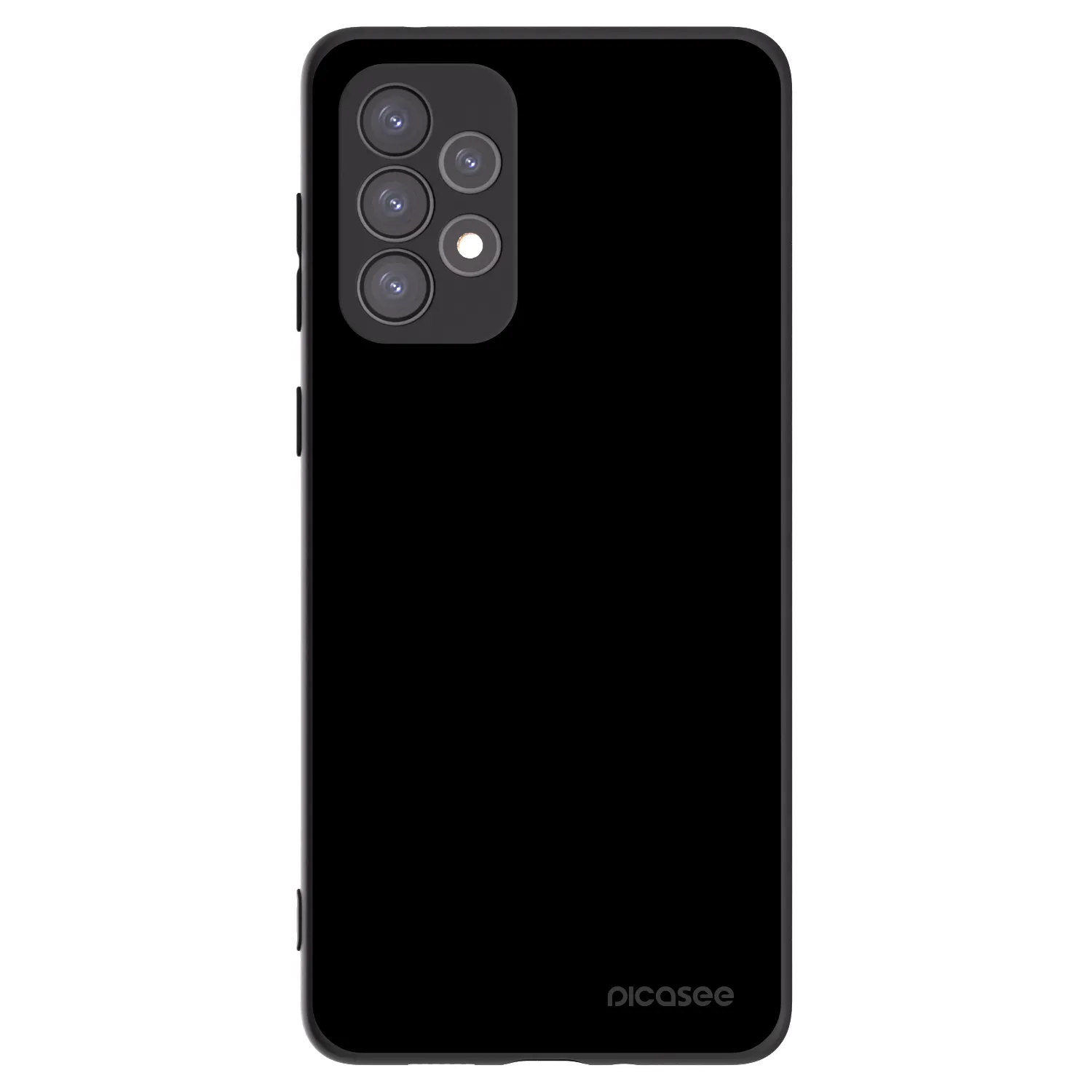 Picasee silikonowe czarne etui na Samsung Galaxy A73 5G - Black Bliss