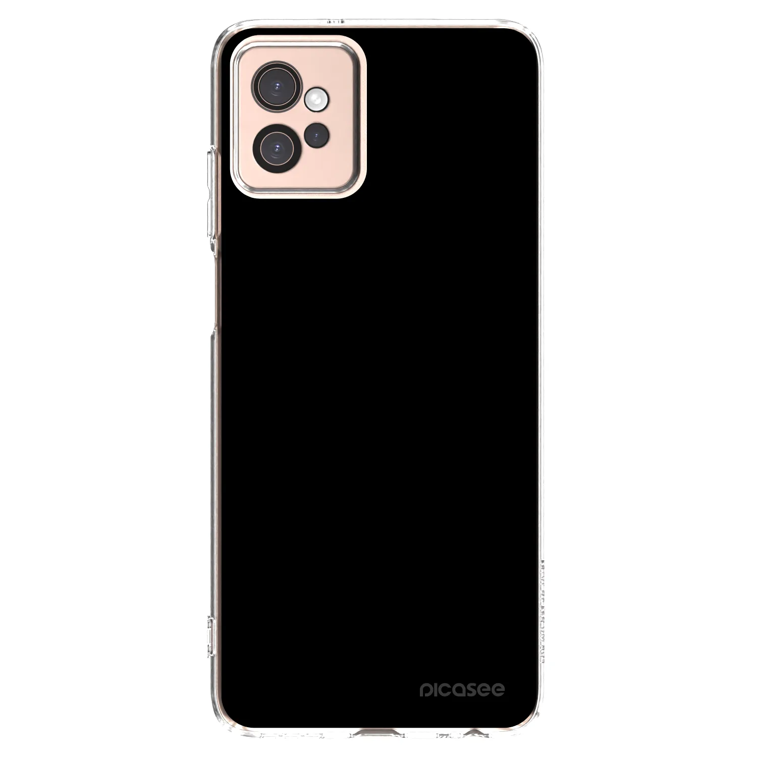 Picasee silikonowe przeźroczyste etui na Motorola Moto G32 - Black Bliss