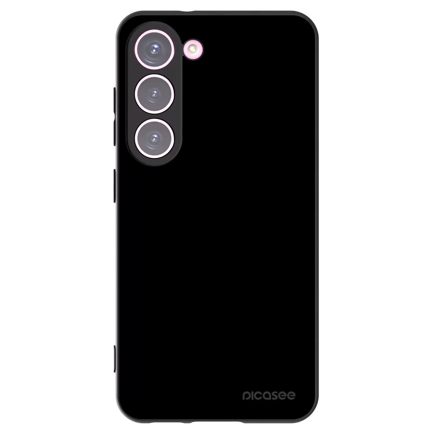Picasee silikonowe czarne etui na Samsung Galaxy S23 5G - Black Bliss