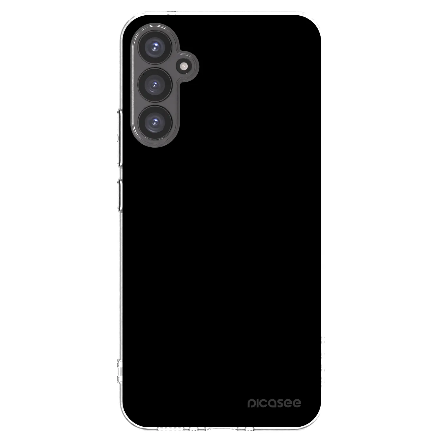 Picasee silikonowe przeźroczyste etui na Samsung Galaxy A34 5G A346B - Black Bliss