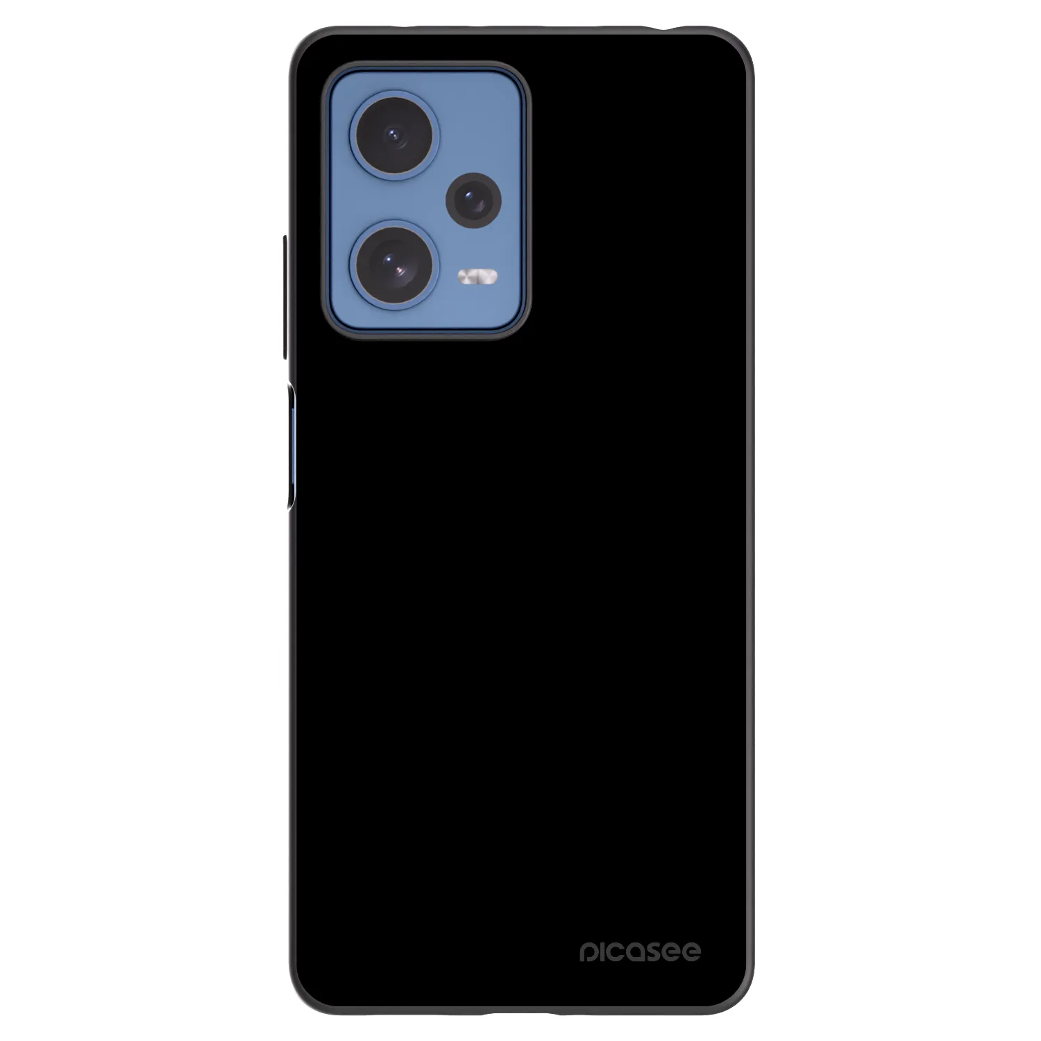 Picasee silikonowe czarne etui na Xiaomi Redmi Note 12 Pro 5G - Black Bliss