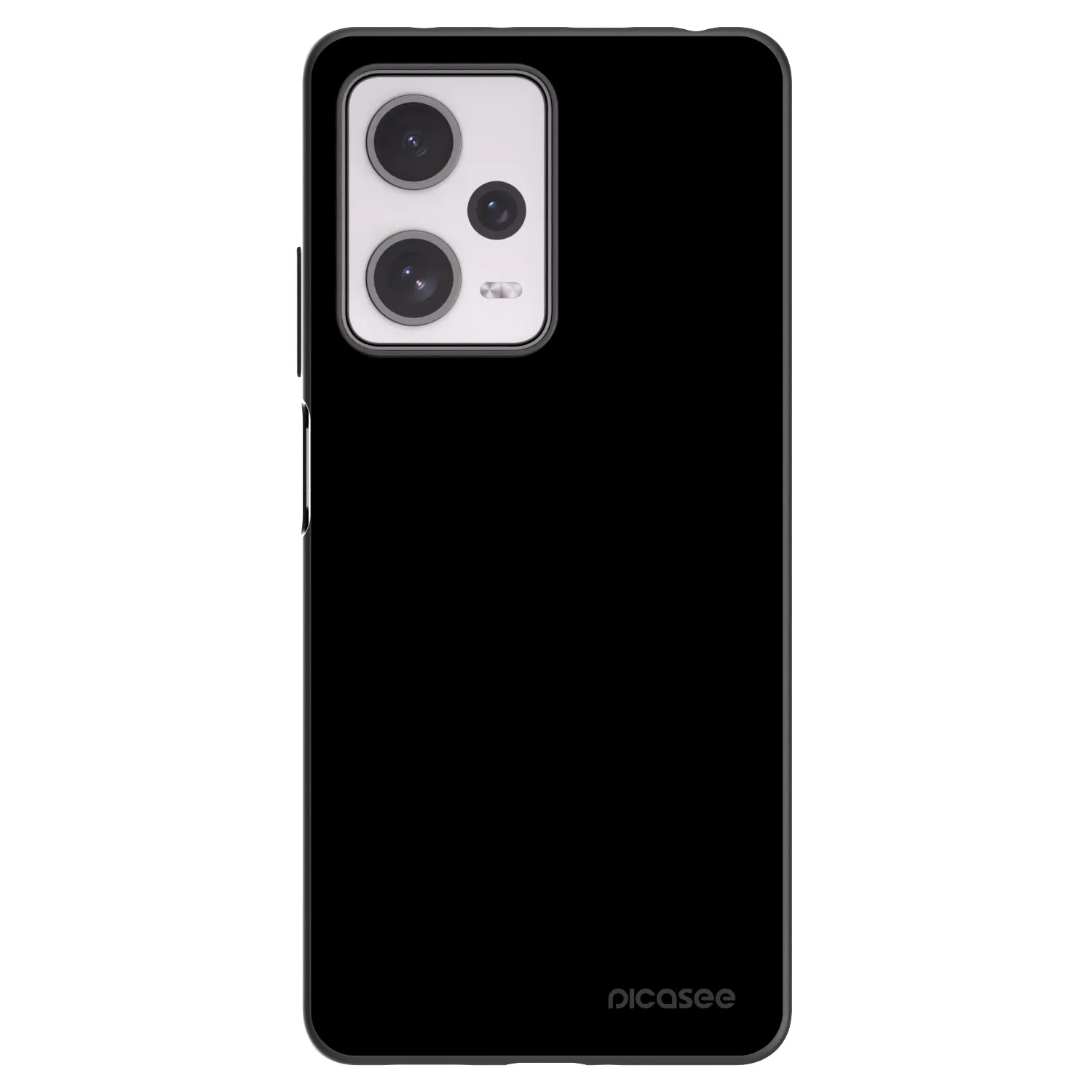 Picasee silikonowe czarne etui na Xiaomi Redmi Note 12 Pro+ 5G - Black Bliss