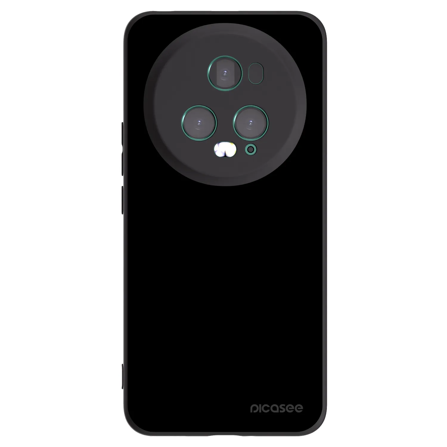Picasee silikonowe czarne etui na Honor Magic5 Pro - Black Bliss