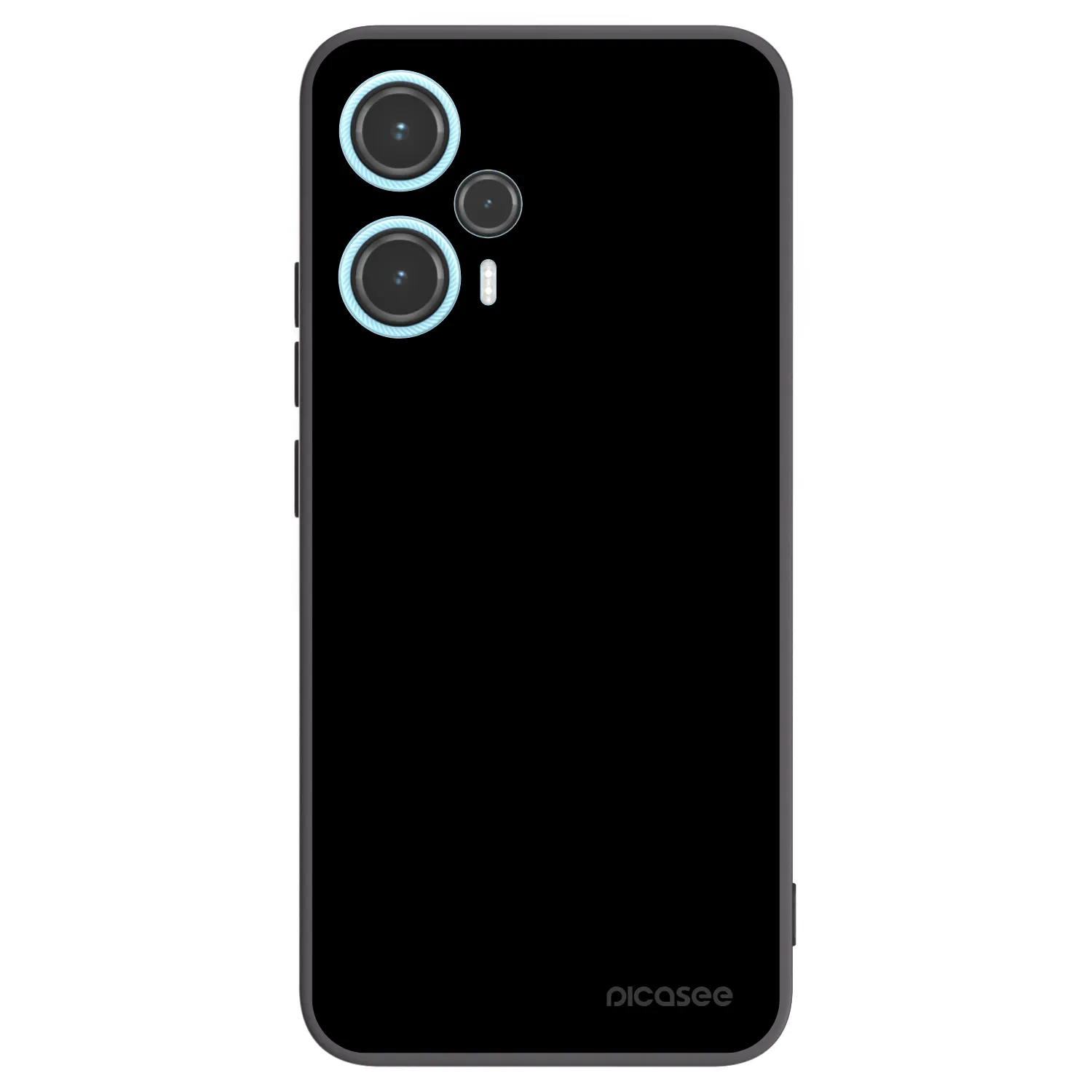 Picasee silikonowe czarne etui na Xiaomi Poco F5 - Black Bliss