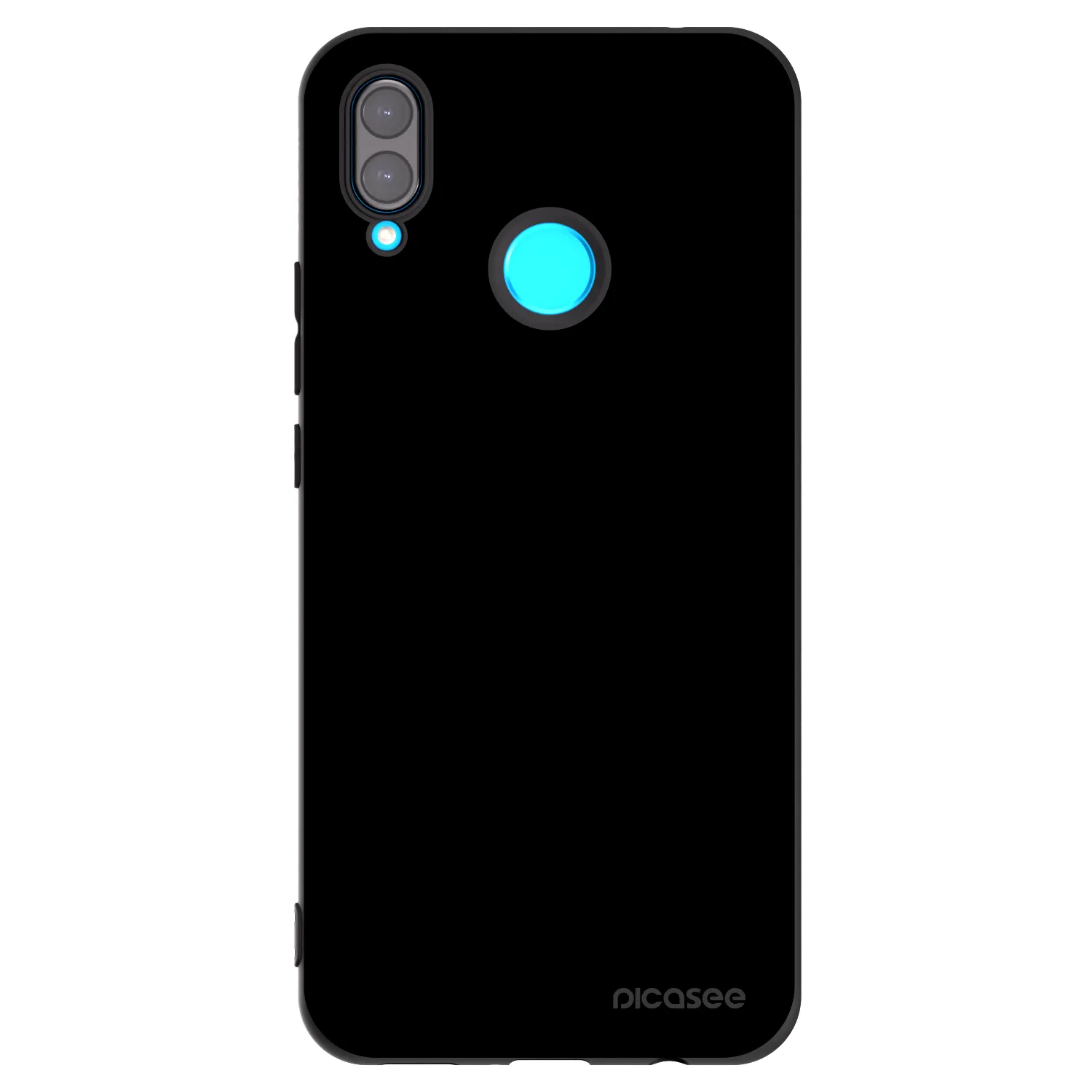 Picasee silikonowe czarne etui na Huawei Nova 3i - Black Bliss