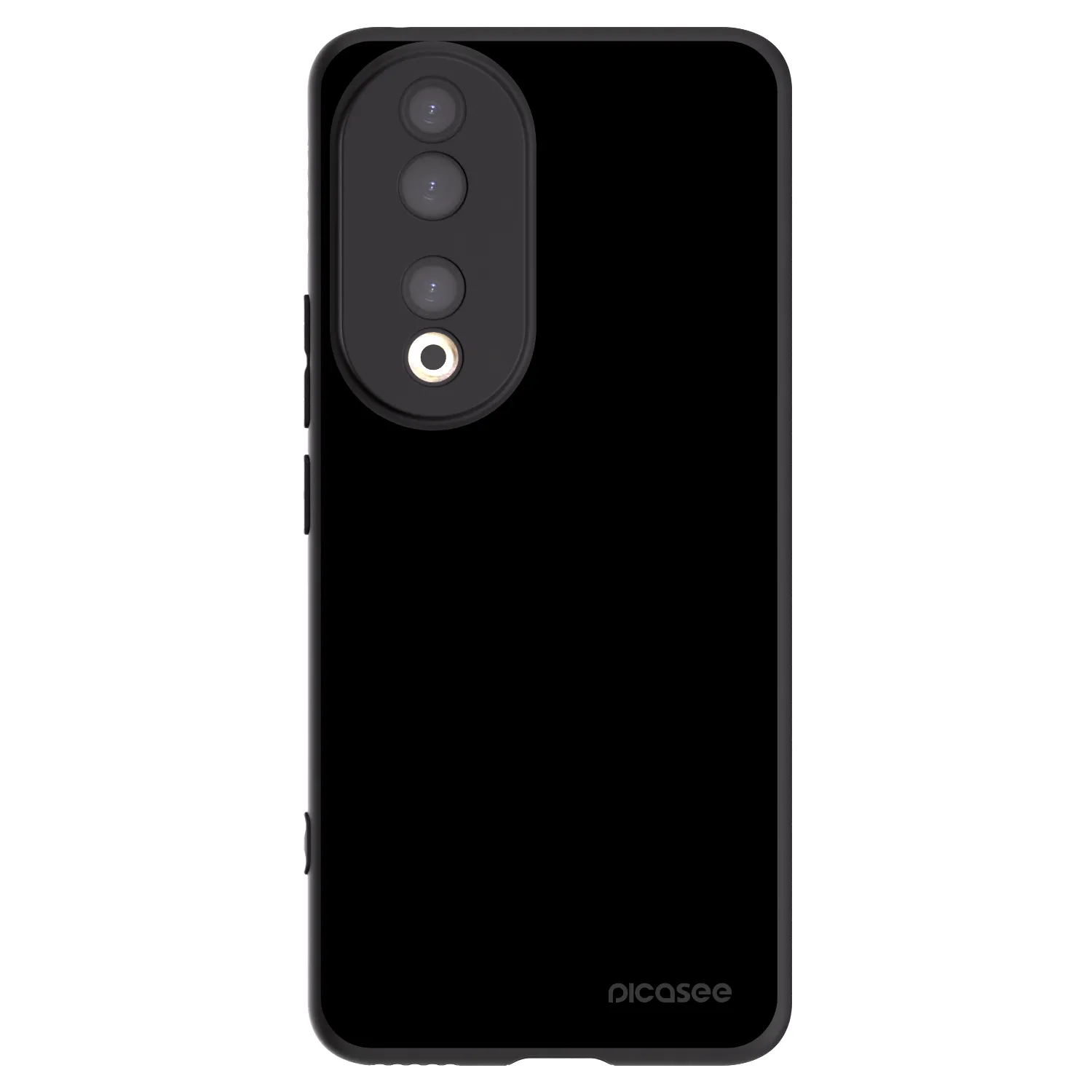 Picasee silikonowe czarne etui na Honor 90 5G - Black Bliss
