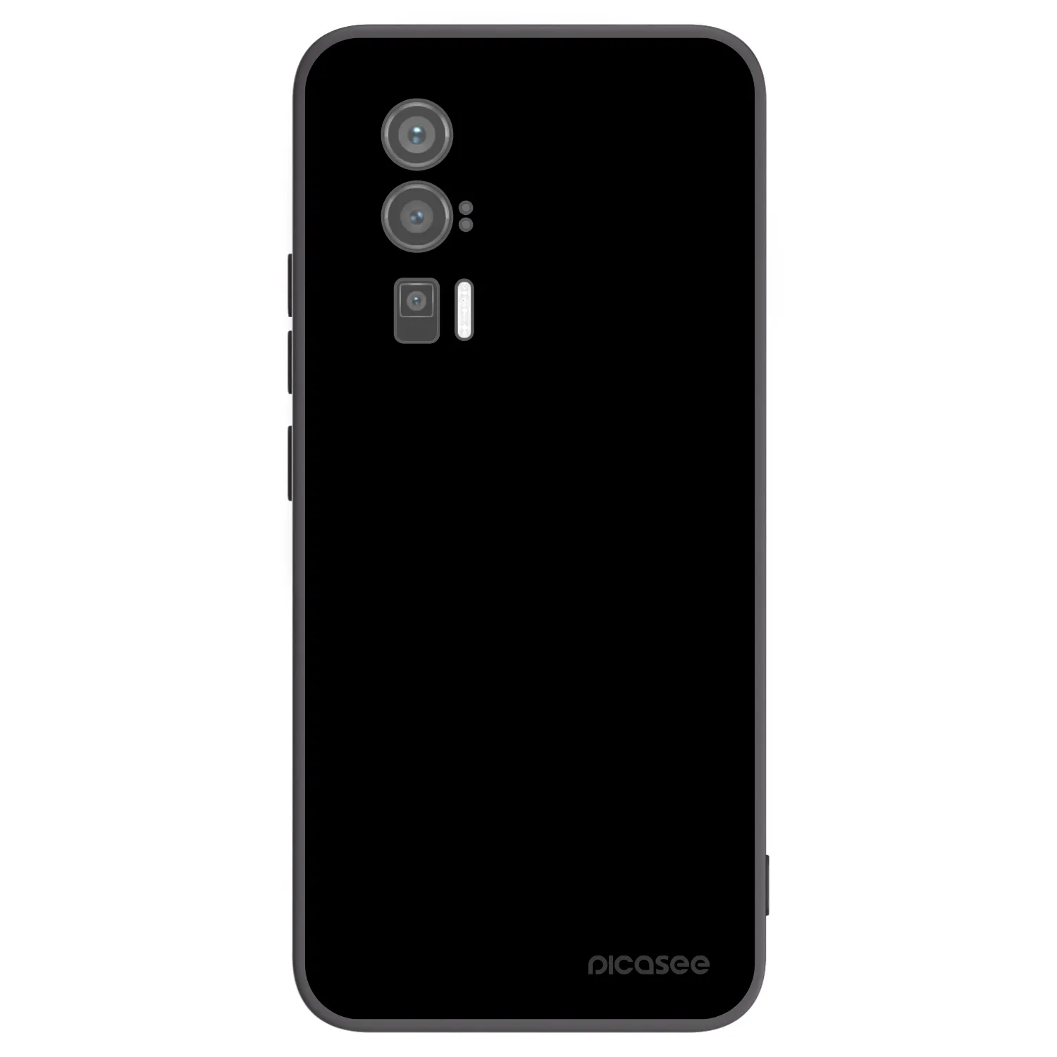 Picasee silikonowe czarne etui na Xiaomi Poco F5 Pro 5G - Black Bliss