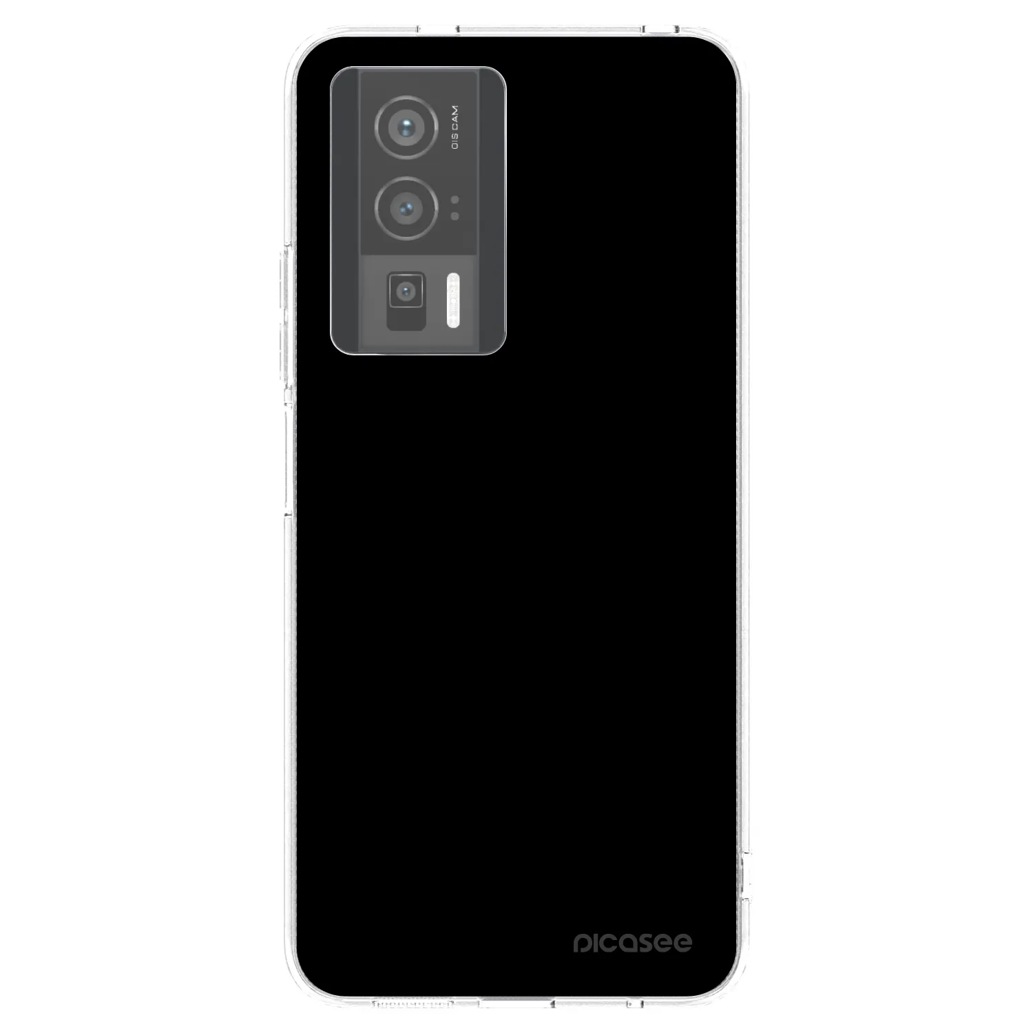 Picasee silikonowe przeźroczyste etui na Xiaomi Poco F5 Pro 5G - Black Bliss