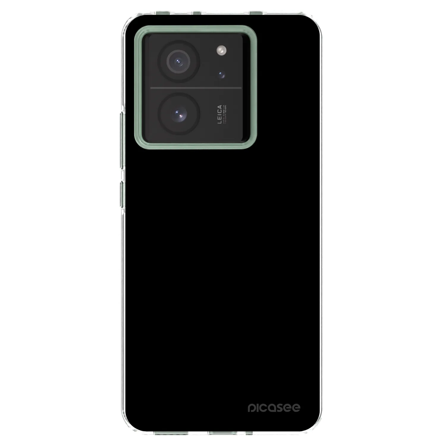 Picasee silikonowe przeźroczyste etui na Xiaomi 13T - Black Bliss