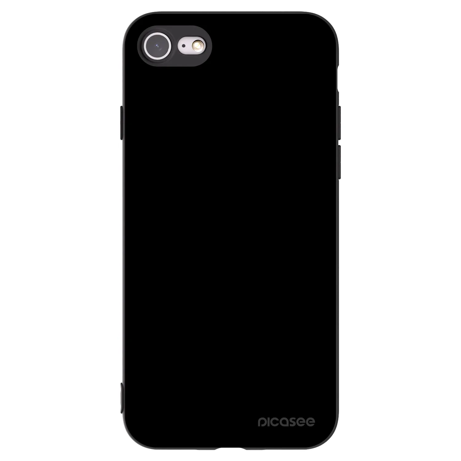 Picasee silikonowe czarne etui na Apple iPhone 7 - Black Bliss