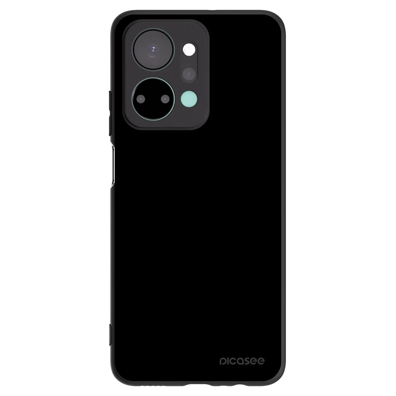 Picasee silikonowe czarne etui na Honor X7a - Black Bliss