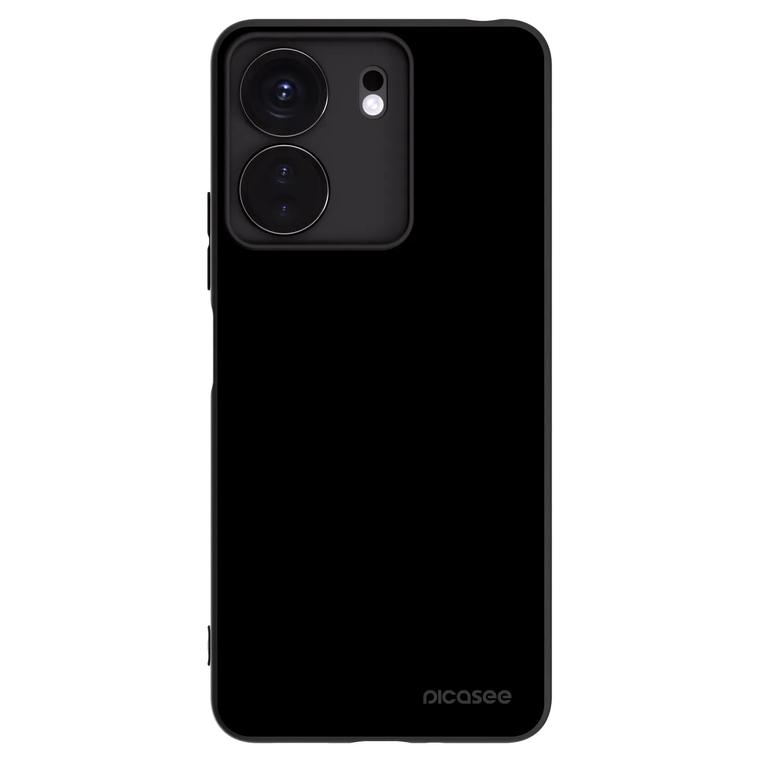 Picasee silikonowe czarne etui na Xiaomi Redmi 13C 4G - Black Bliss