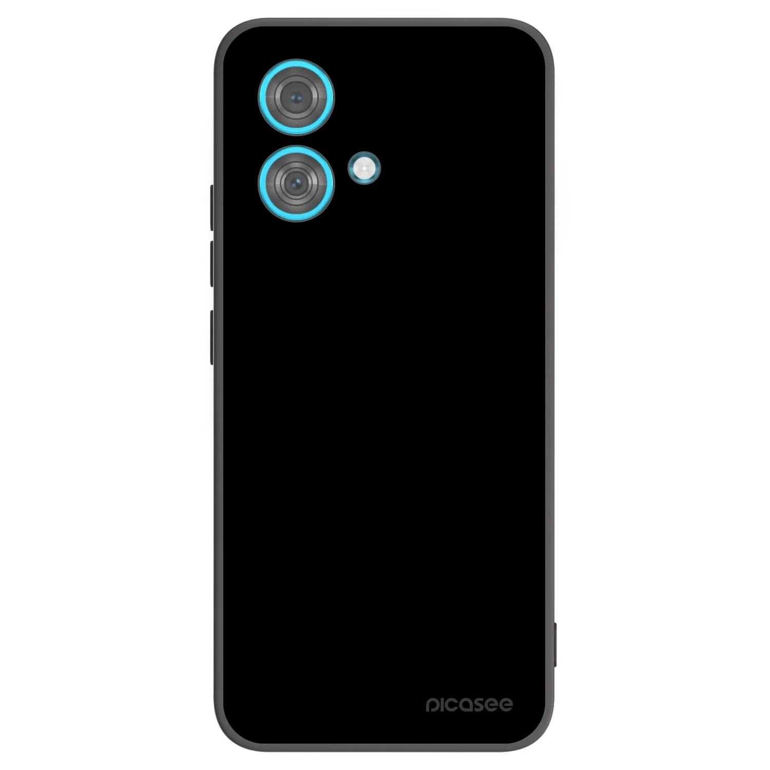 Picasee silikonowe czarne etui na Motorola Edge 40 Neo - Black Bliss