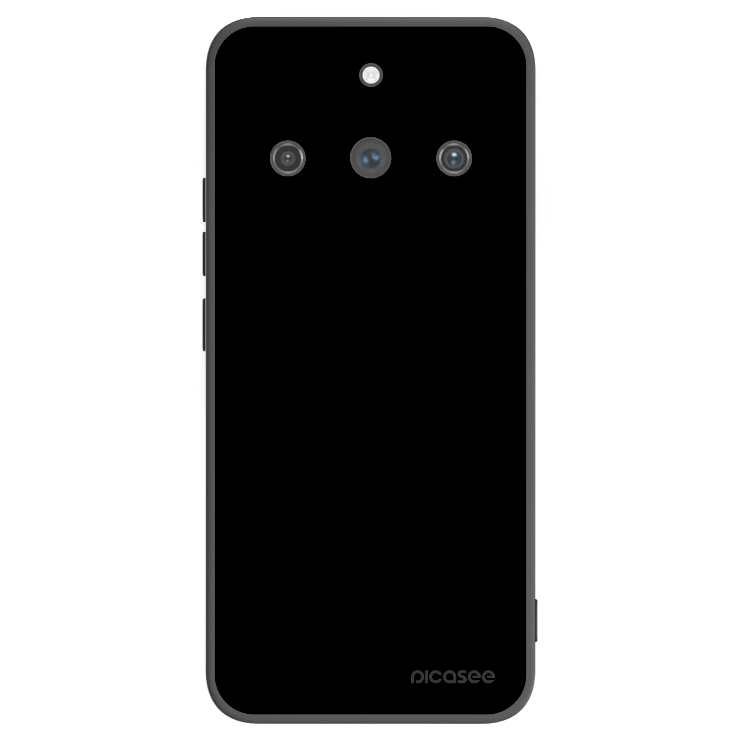 Picasee silikonowe czarne etui na Realme 11 Pro+ - Black Bliss
